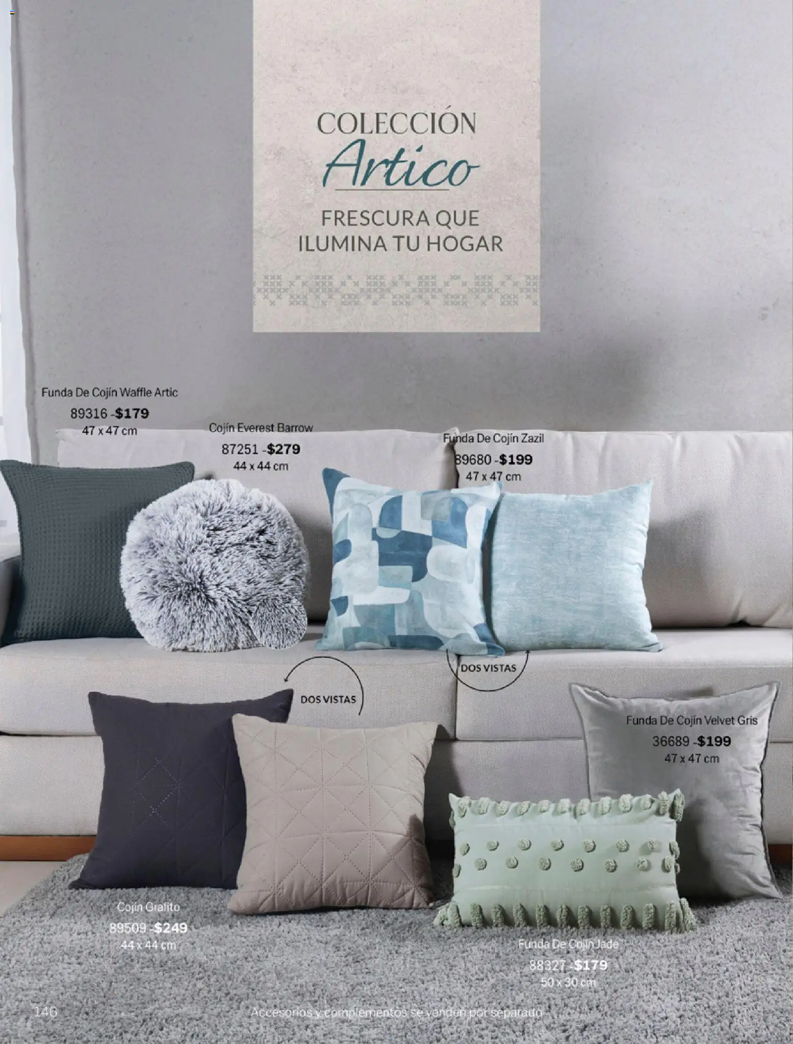 Nuevas ofertas de Vianney válidas en toda la República Mexicana desde el 06.03.2026. ¡Encuentra las mejores ofertas en Vianney catálogo Tu hogar, nuestra pasión! | Página: 148 | Productos: Funda