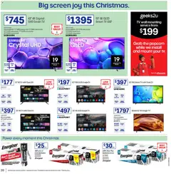 Preview of Officeworks - Get the Latest Christmas Gifts - valid from 04.12.2025 | Page: 20 | Products: Popcorn, Tv, Smart tv, Screen