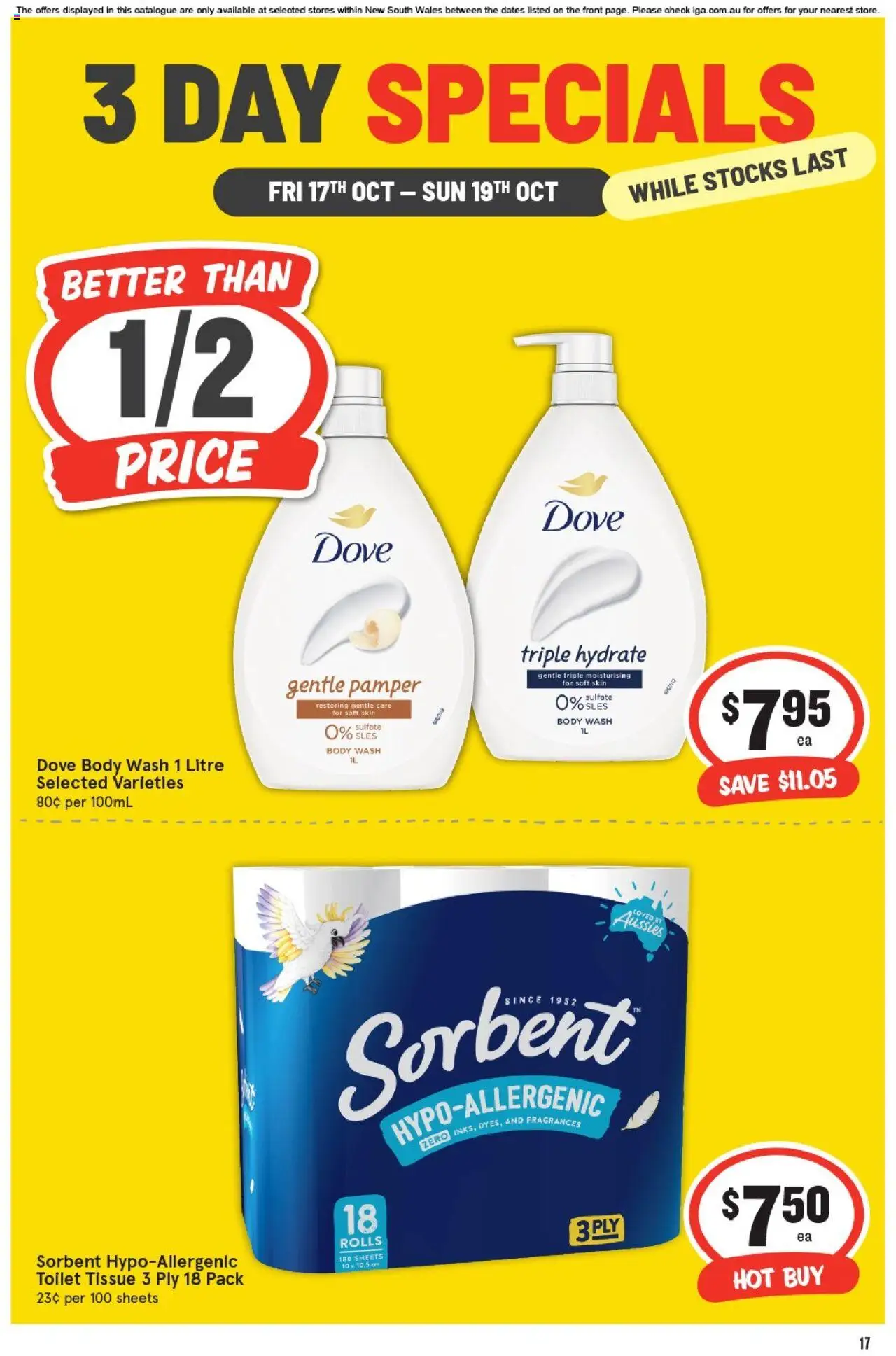IGA catalogue - valid from 17.10.2025 | Page: 4 | Products: Toilet