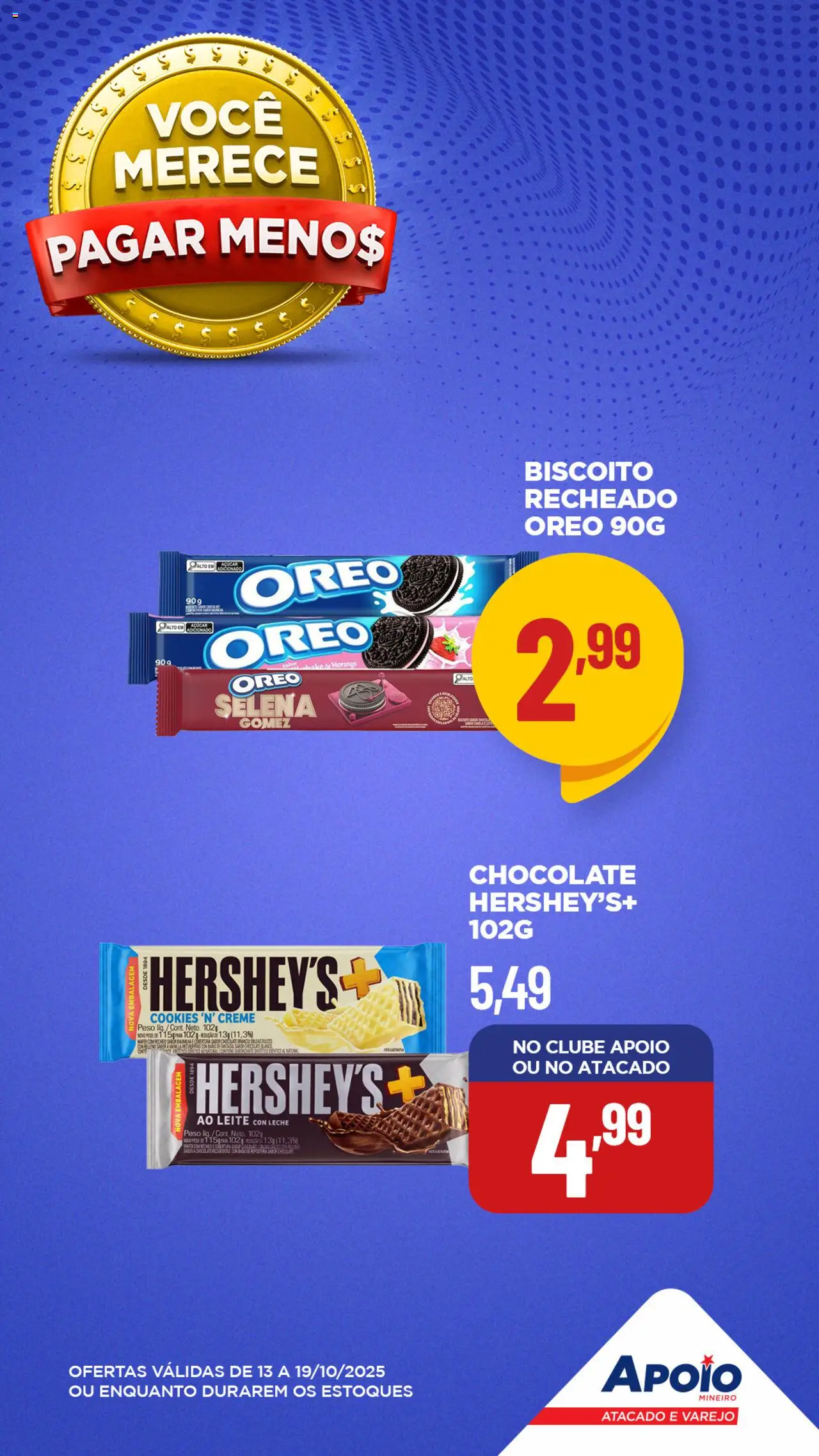 Apoio Mineiro Folheto - válido de 13.10.2025 | Página: 2 | Produtos: Biscoito, Creme, Açúcar, Cookies