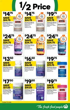 Preview of Weekly catalogue Woolworths 07/01 - valid from 07.01.2026 | Page: 14 | Products: Powder, Multivitamin, Fridge, Tablets