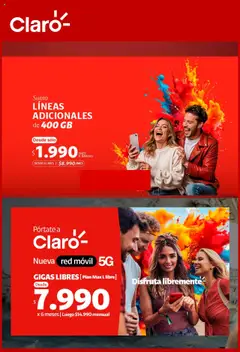 Claro ofertas  válido desde el 05.07.2025