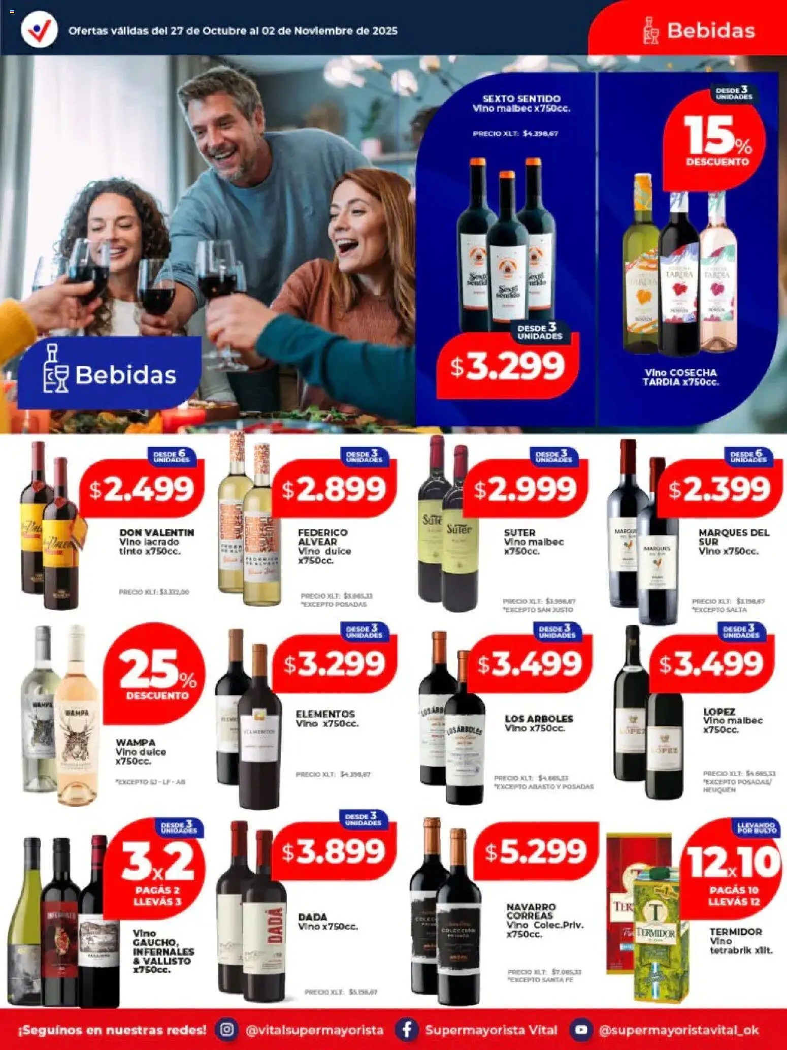 Vital - Ofertas - Villa Ortúzar │ válido desde el 27.10.2025 | Página: 18 | Productos: Vino