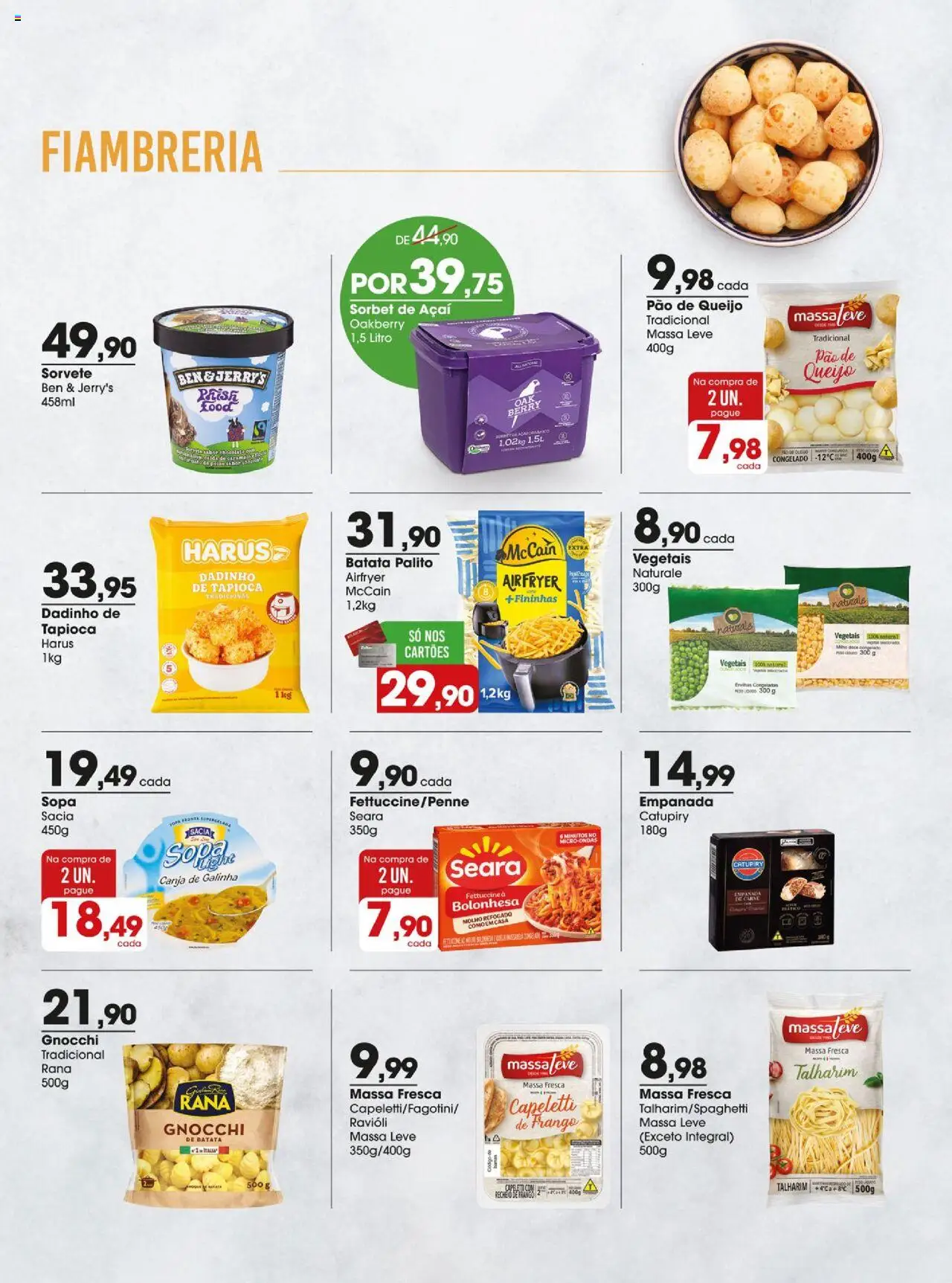 Zaffari Folheto - válido de 12.08.2025 | Página: 10 | Produtos: Talharim, Frango, Pão de queijo, Açaí