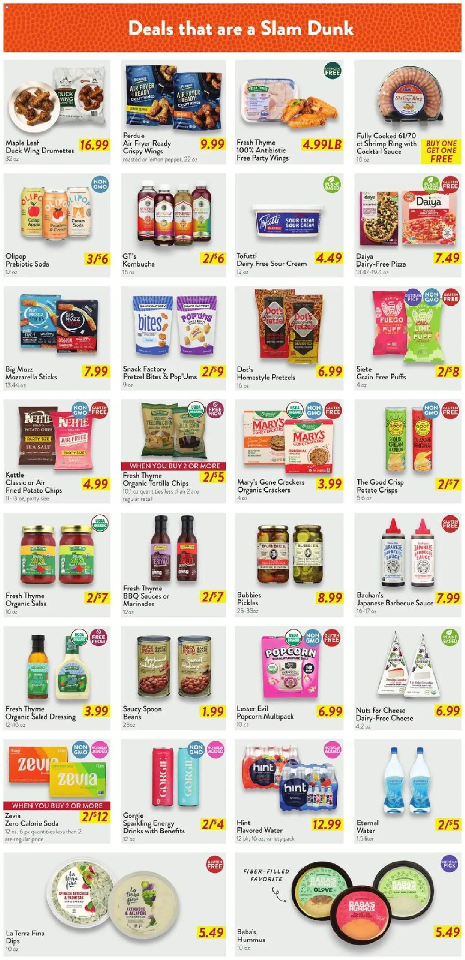 Fresh Thyme Weekly Ad - MO - valid from 11.03.2026 | Page: 5 | Products: Cream, Salad, Water, Salt