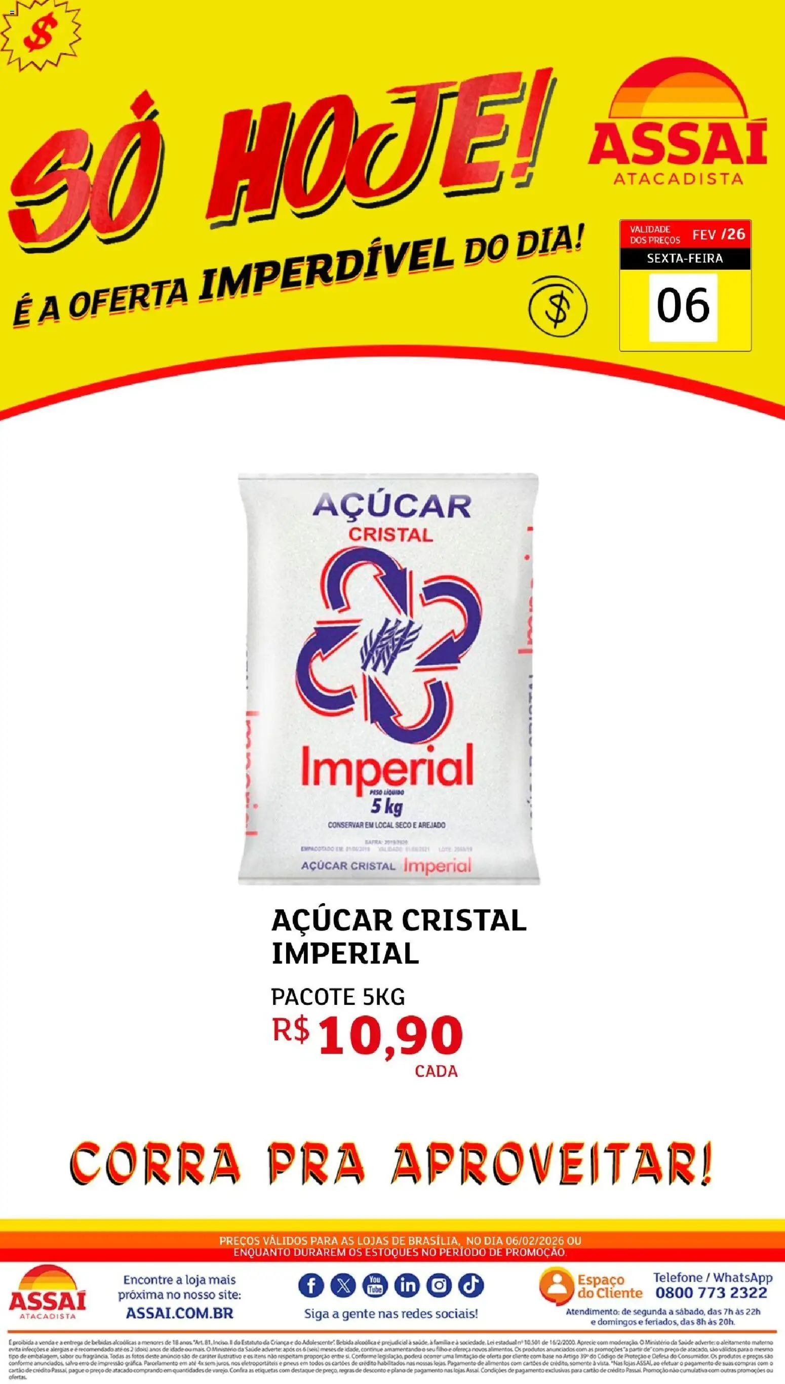 Assaí Atacadista Folheto - válido de 06.02.2026 | Página: 1