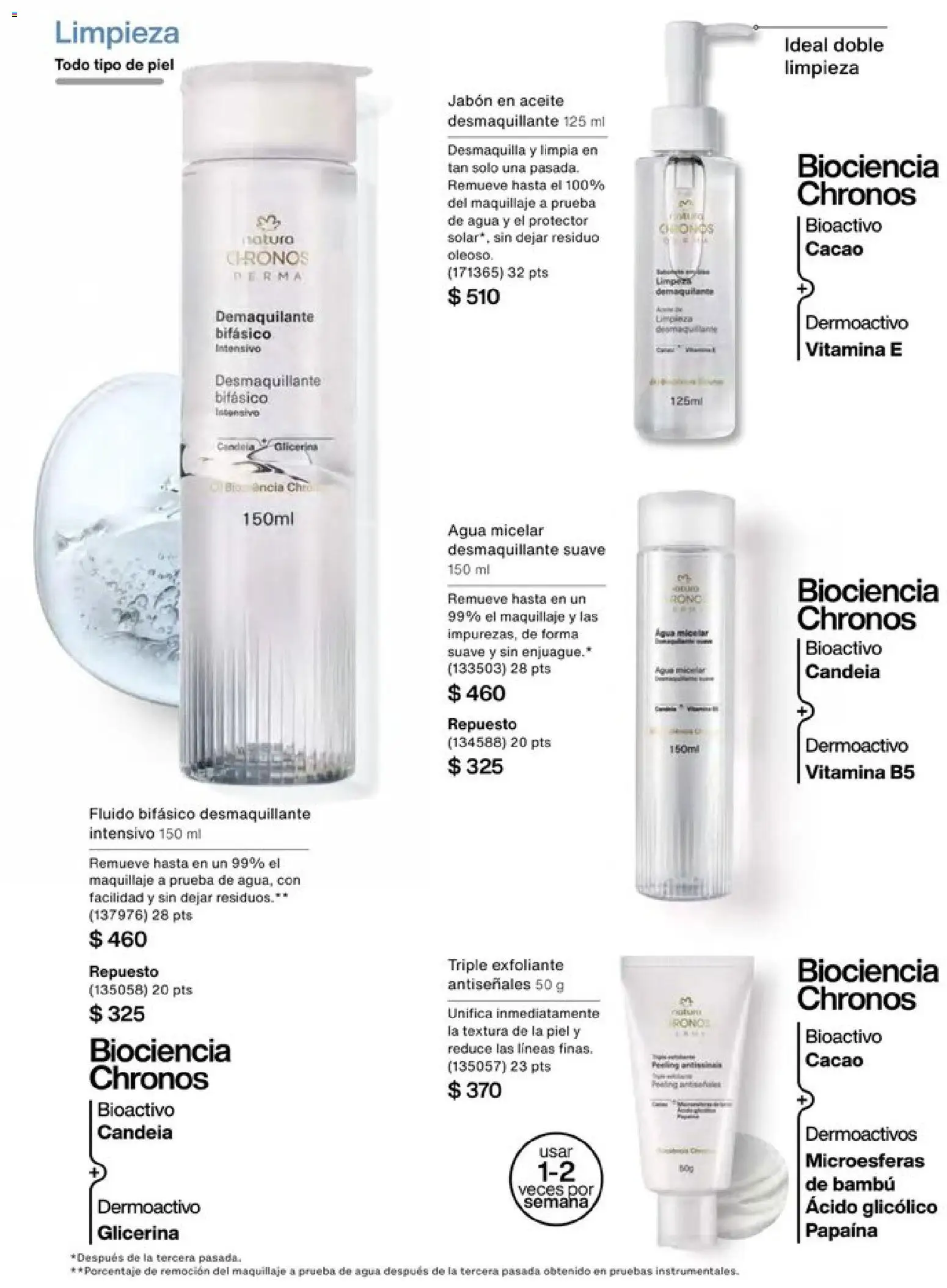 Nuevas ofertas de Natura válidas en toda la República Mexicana desde el 20.12.2025. ¡Encuentra las mejores ofertas en Natura campaña 1 2026! | Página: 80 | Productos: Agua, Maquillaje, Protector solar, Jabón