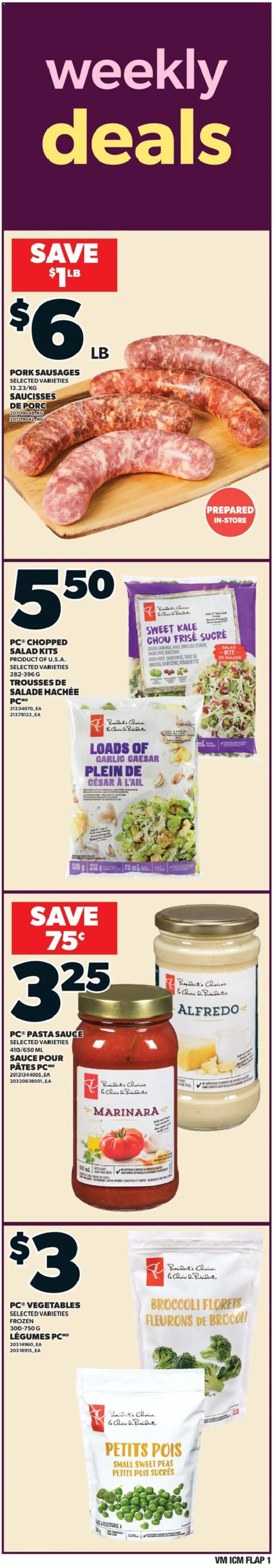 Valu Mart flyer valid from 01.01.2026 | Page: 1 | Products: Pasta, Salad, Pork