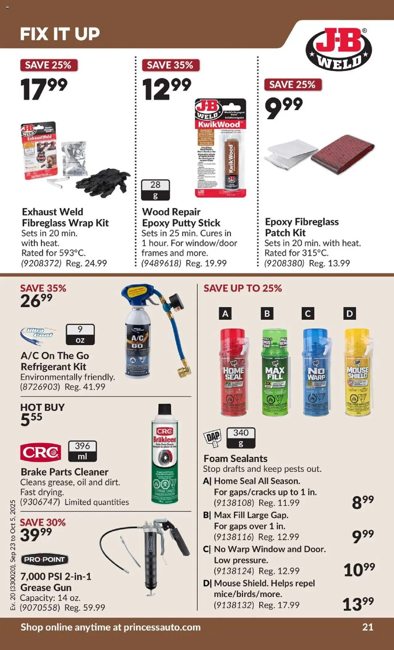 Princess Auto flyer valid from 23.09.2025 | Page: 27 | Products: Mouse, Oil
