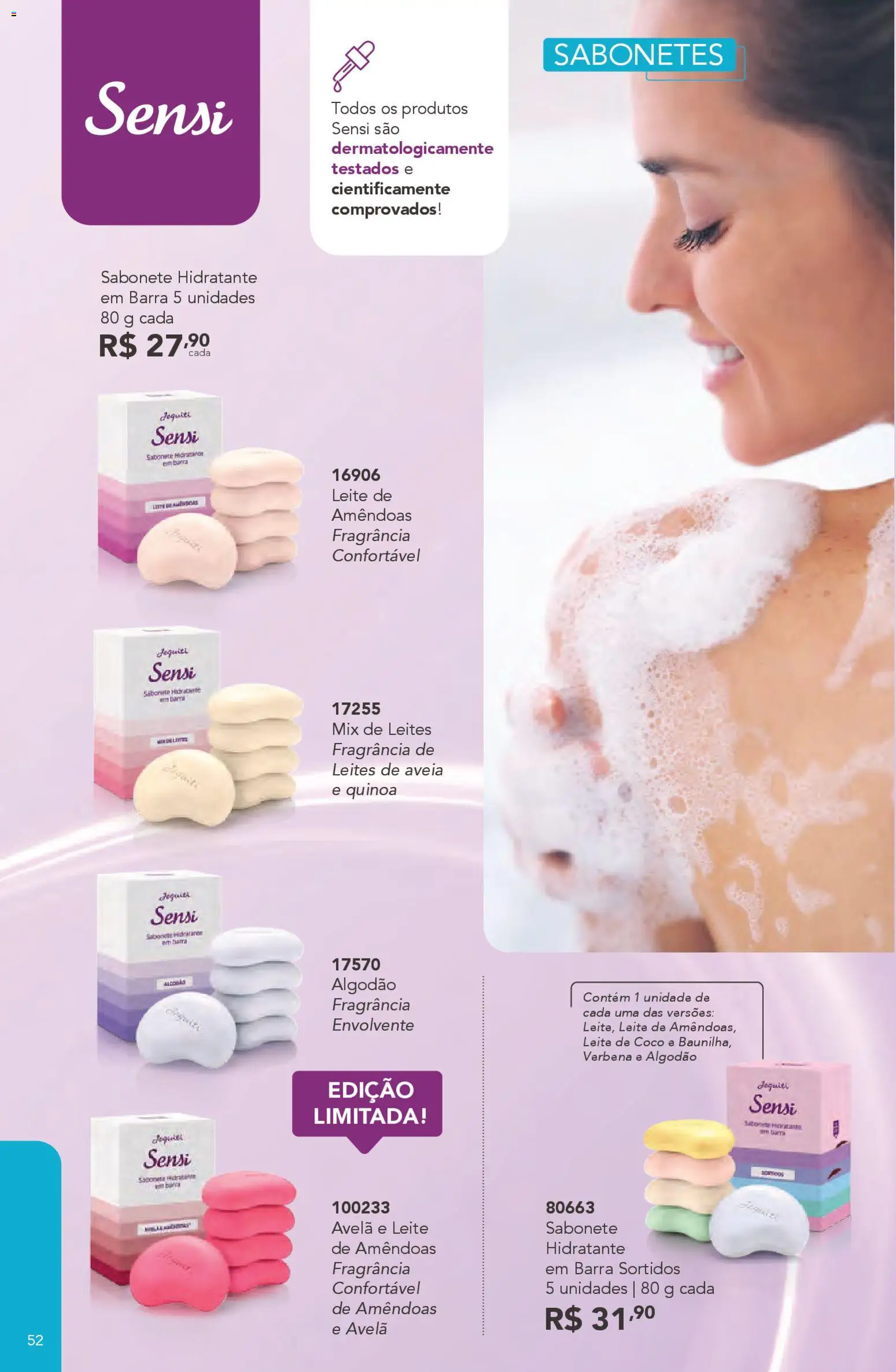 Jequiti Folheto - válido de 11.11.2025 | Página: 52 | Produtos: Coco, Fragrância, Algodão, Amêndoas