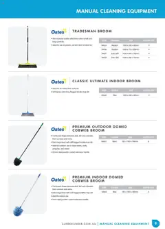 Preview of Clark Rubber Catalogue  - valid from 05.05.2025 | Page: 9 | Products: Powder, Broom