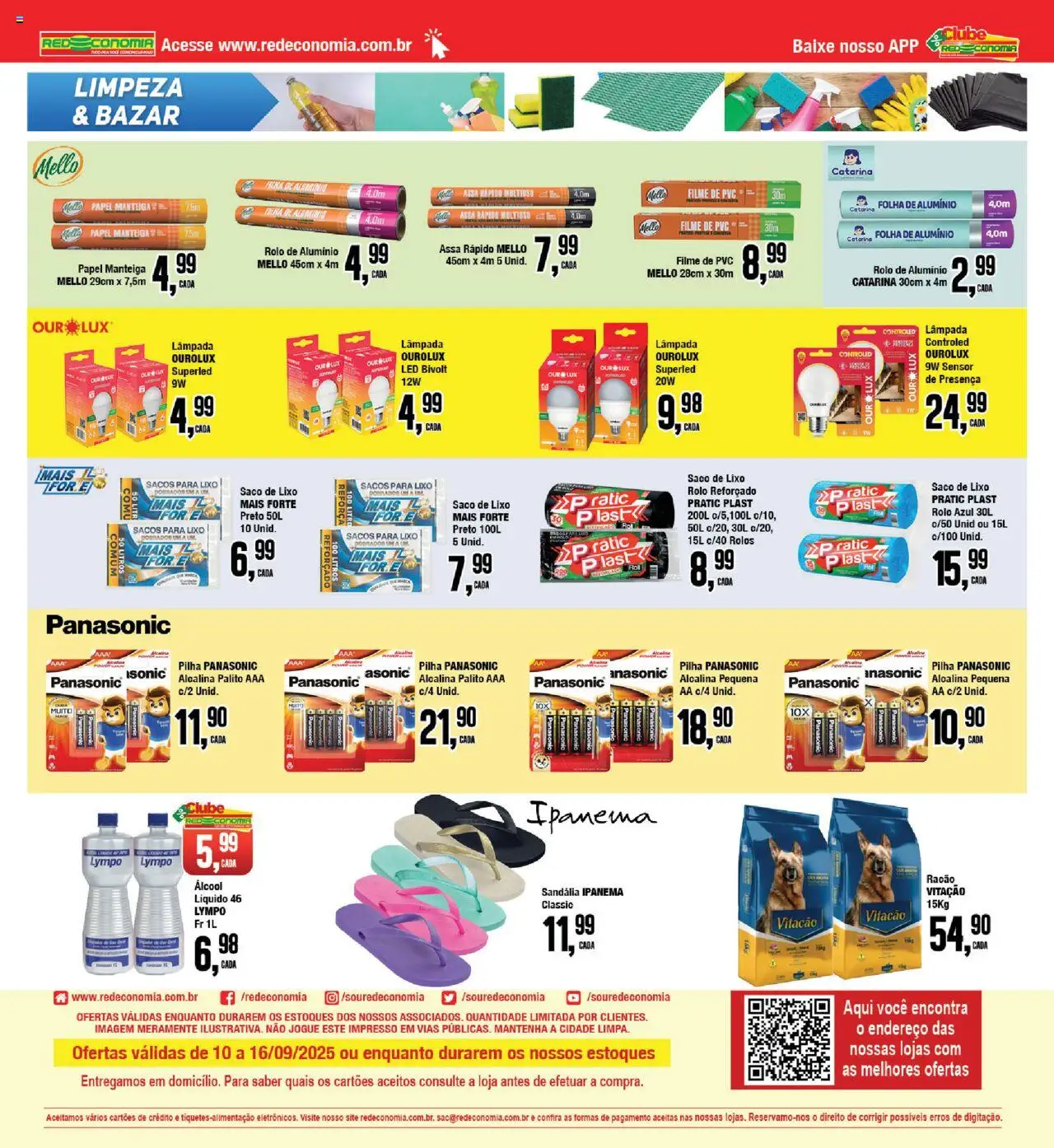 RedEconomia Folheto - válido de 10.09.2025 | Página: 26 | Produtos: Lâmpada, Ice tea, Rolo, Manteiga
