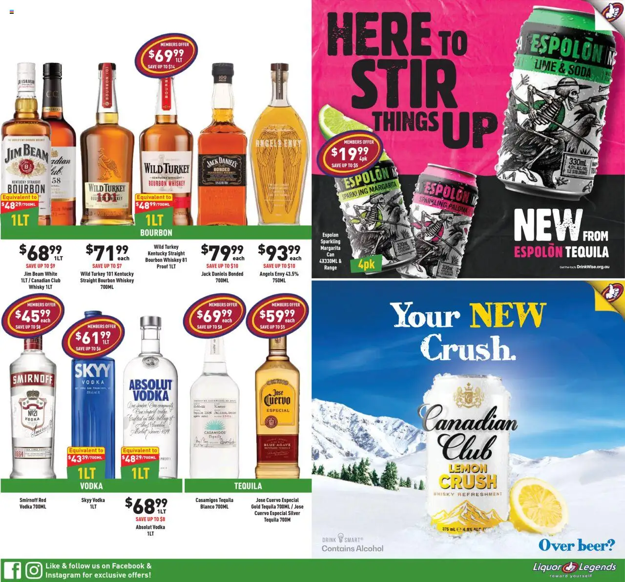 Liquor Legends catalogue - valid from 27.08.2025 | Page: 5 | Products: Bourbon, Vodka, Turkey, Lime