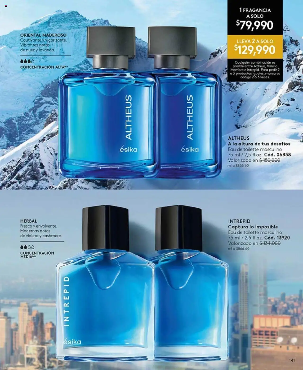 Ésika revista - valida desde el 16.06.2025 | Página: 141 | Productos: Fragancia, Eau de toilette, Combinación, Nuez