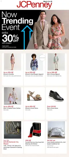 Preview of JCPenney weekly ads valid from 16.03.2026