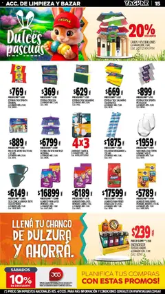 Vista previa Yaguar catálogo válido desde el 23.03.2026 | Página: 15 | Productos: Encendedor, Taza, Esponja, Escobillon