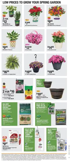 Preview of Home Depot weekly ads valid from 09.04.2026 | Page: 2 | Products: Pump, Basket, Vegetables, Bag