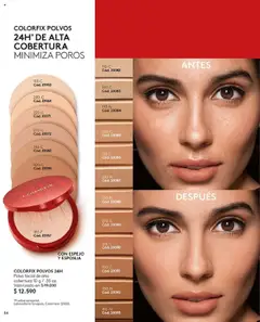 Catálogo Ésika Campaña 14 │ válido desde el 01.09.2025 | Página: 54 | Productos: Esponja, Espejo, Polvo