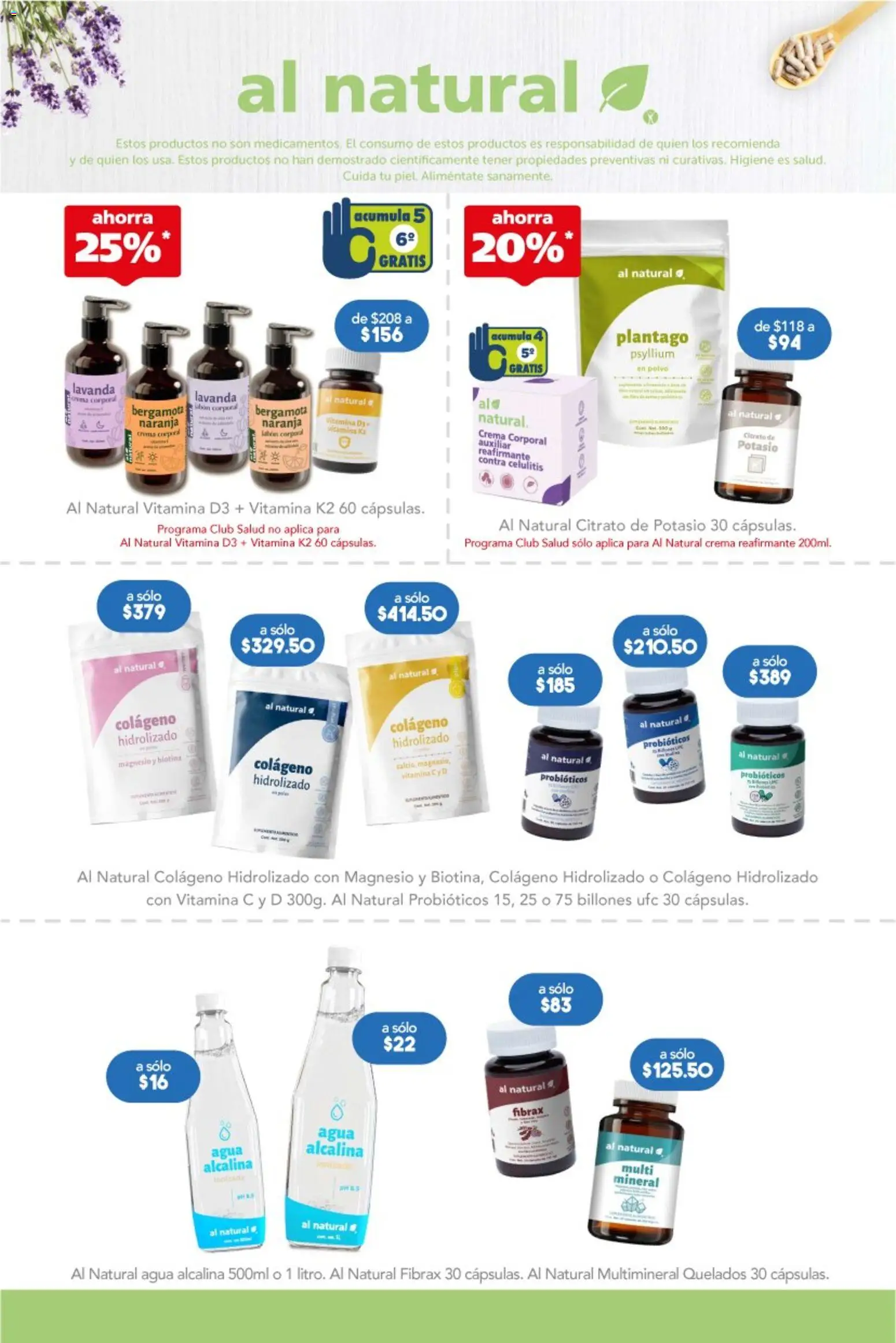 Nuevas ofertas de Farmacia San Pablo válidas en toda la República Mexicana desde el 22.02.2026. ¡Encuentra las mejores ofertas en Farmacia San Pablo catálogo! | Página: 6 | Productos: Crema, Agua, Polvo, Crema corporal