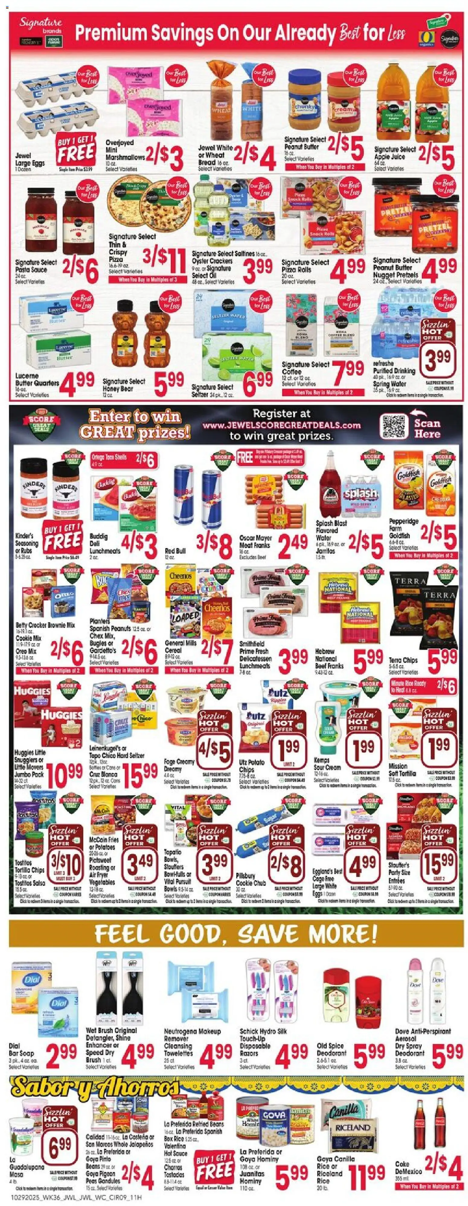 Jewel Osco Weekly Ad - valid from 29.10.2025 | Page: 9 | Products: Bed, Brush, Chips, Potatoes