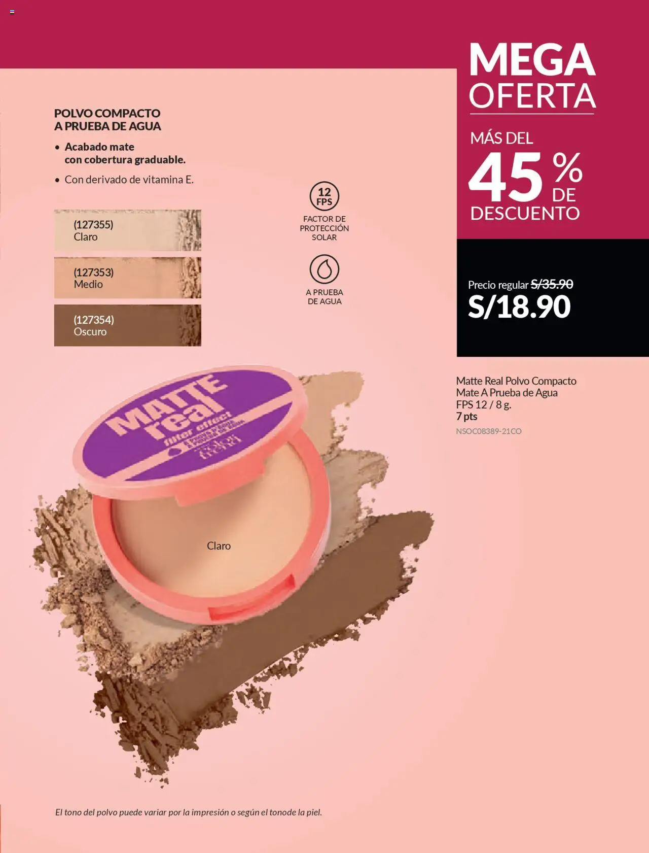 Catálogo Avon válido desde 11.08.2025 | Página: 242 | Productos: Polvo