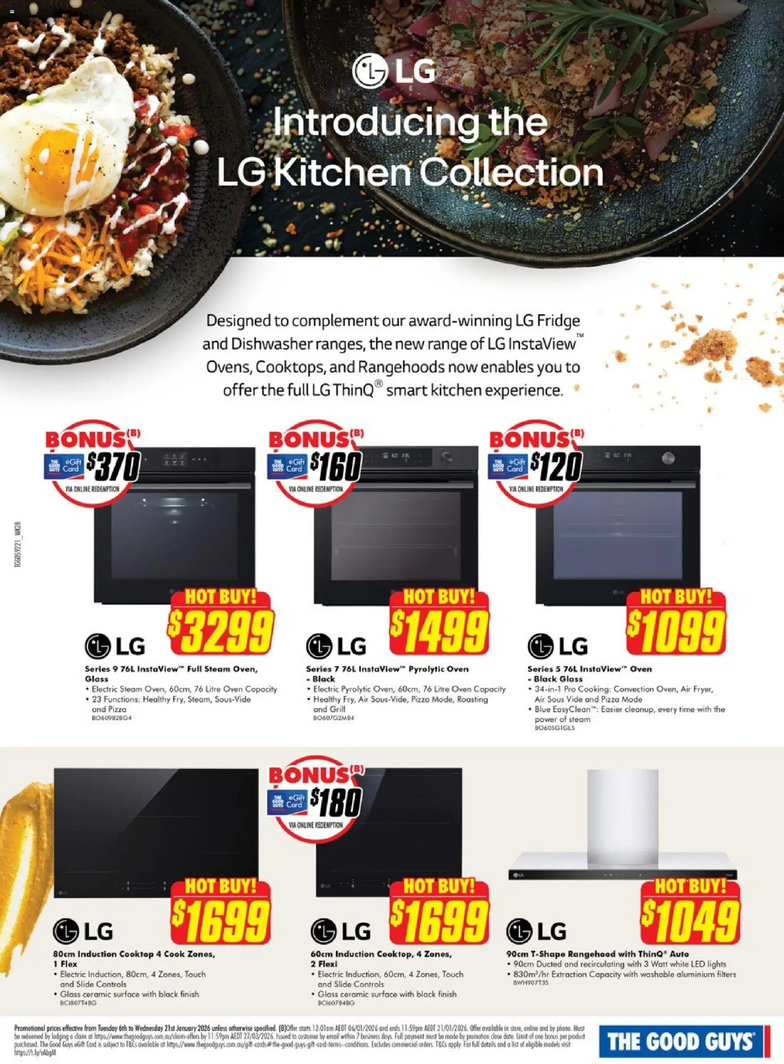 The Good Guys catalogue - valid from 05.01.2026 | Page: 8 | Products: Oven, Cooktop, Dishwasher, Grill