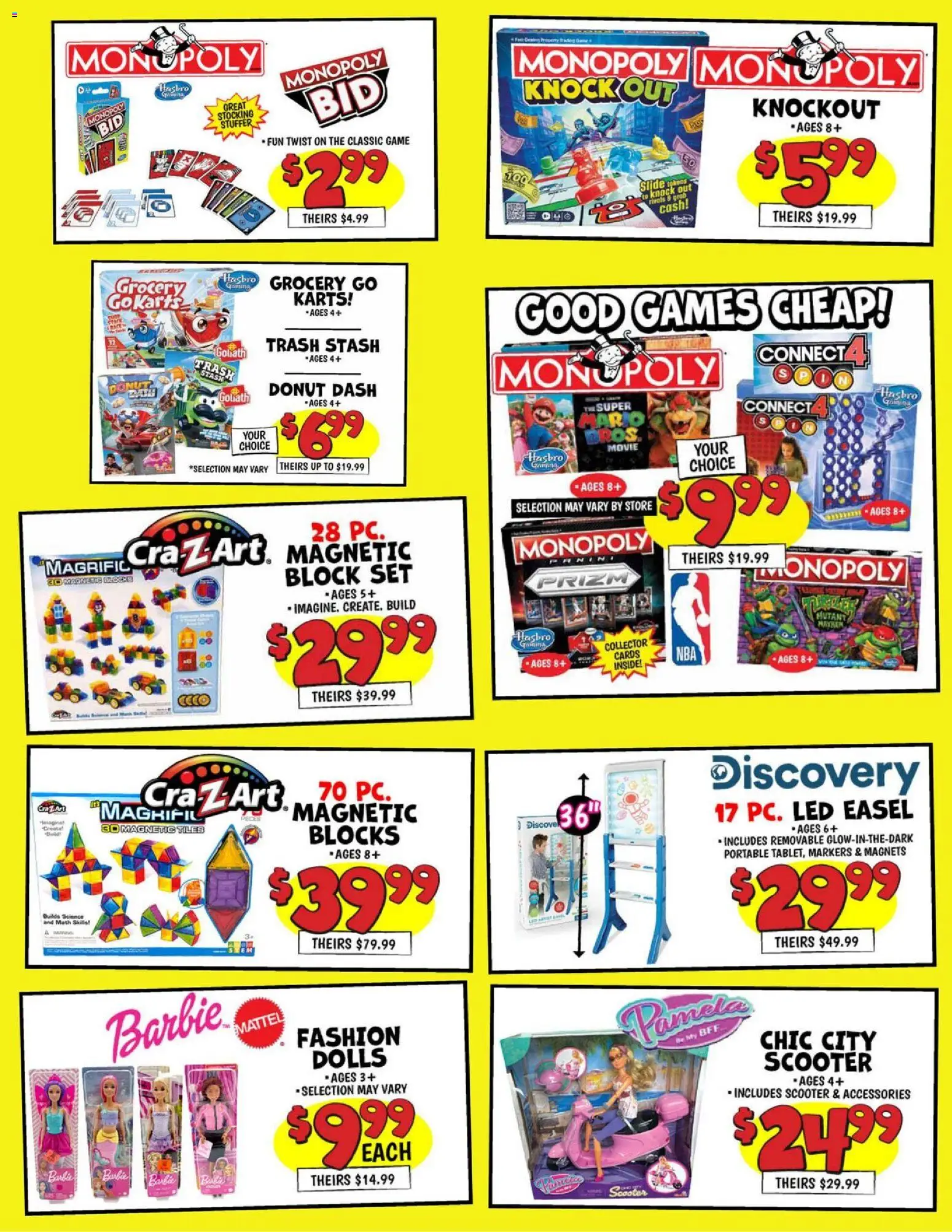 Ollie's Ad - valid from 29.11.2025 | Page: 3 | Products: Easel, Game