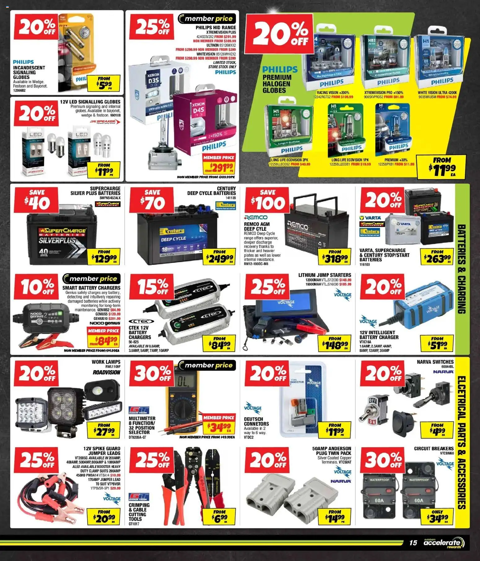 Autobarn catalogue - valid from 22.10.2025 | Page: 15 | Products: Battery, Jumper, Suit, Tools