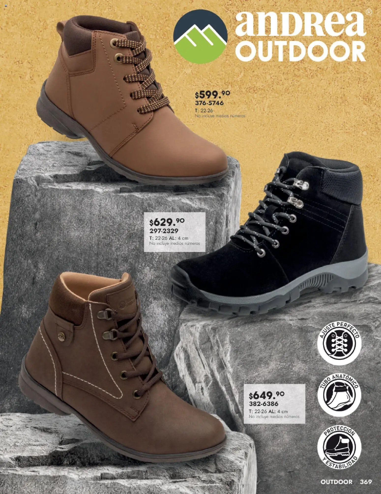 Nuevas ofertas de Andrea válidas en toda la República Mexicana desde el 24.08.2025. ¡Encuentra las mejores ofertas en Andrea - Catálogo Calzado Dama! | Página: 369