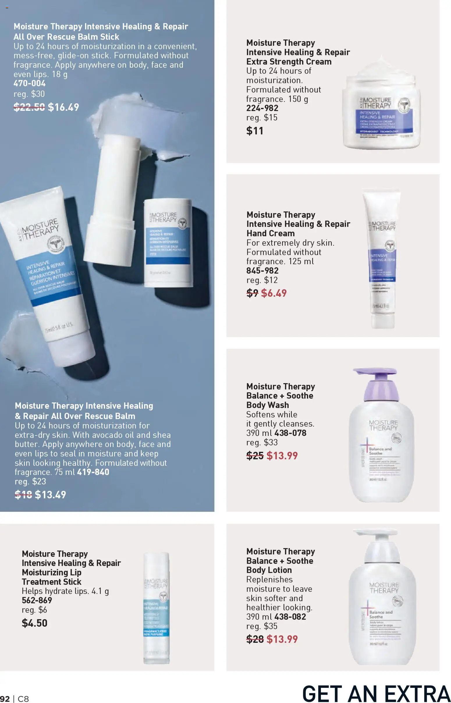 Avon flyer valid from 09.04.2026 | Page: 92 | Products: Cream, Body lotion, Hand cream, Oil