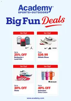 Preview of Academy Sports weekly ads valid from 18.08.2025