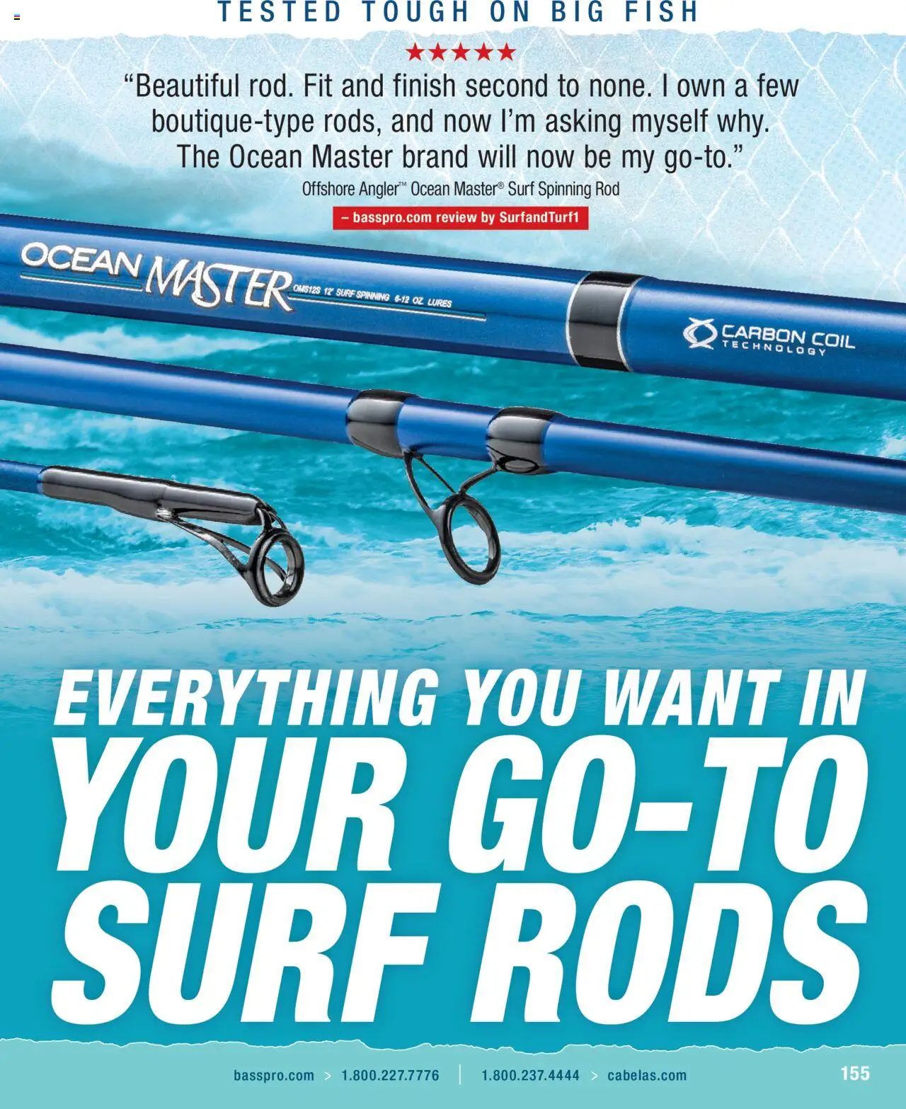 Cabela's Saltwater Specialist 25 - valid from 01.01.2025 | Page: 155 | Products: Fish, Rod