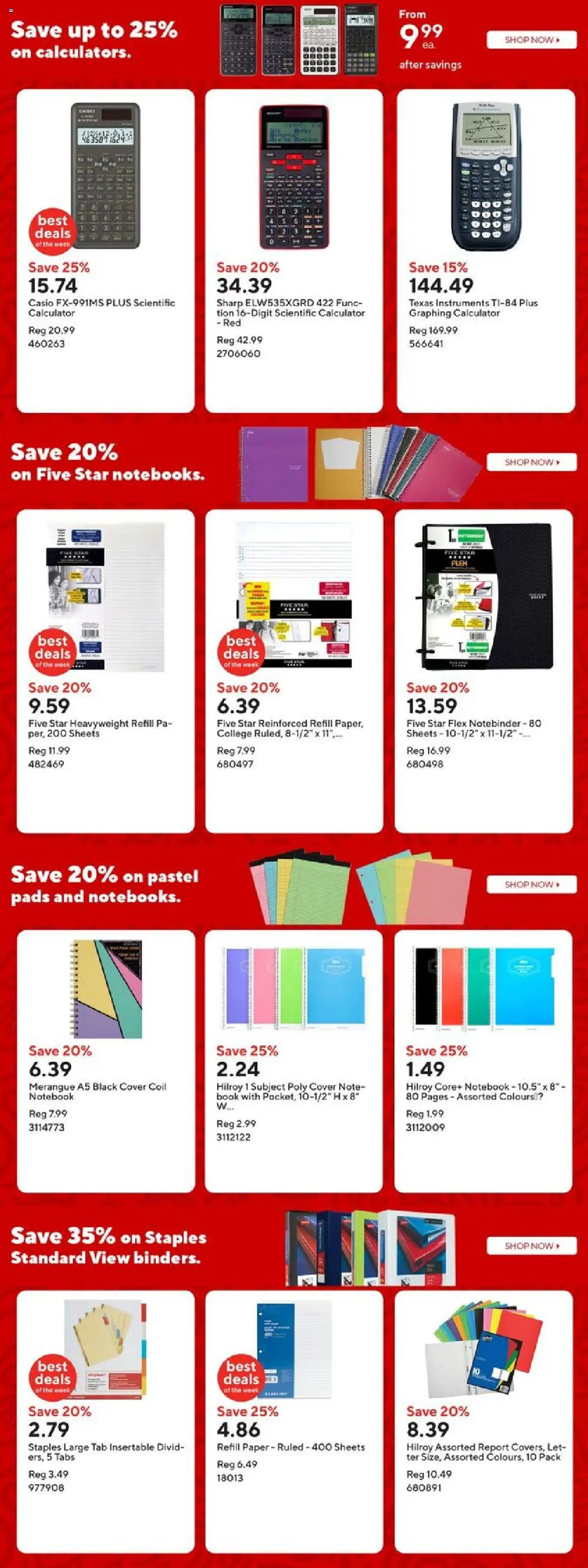 Staples flyer valid from 15.08.2025 | Page: 12