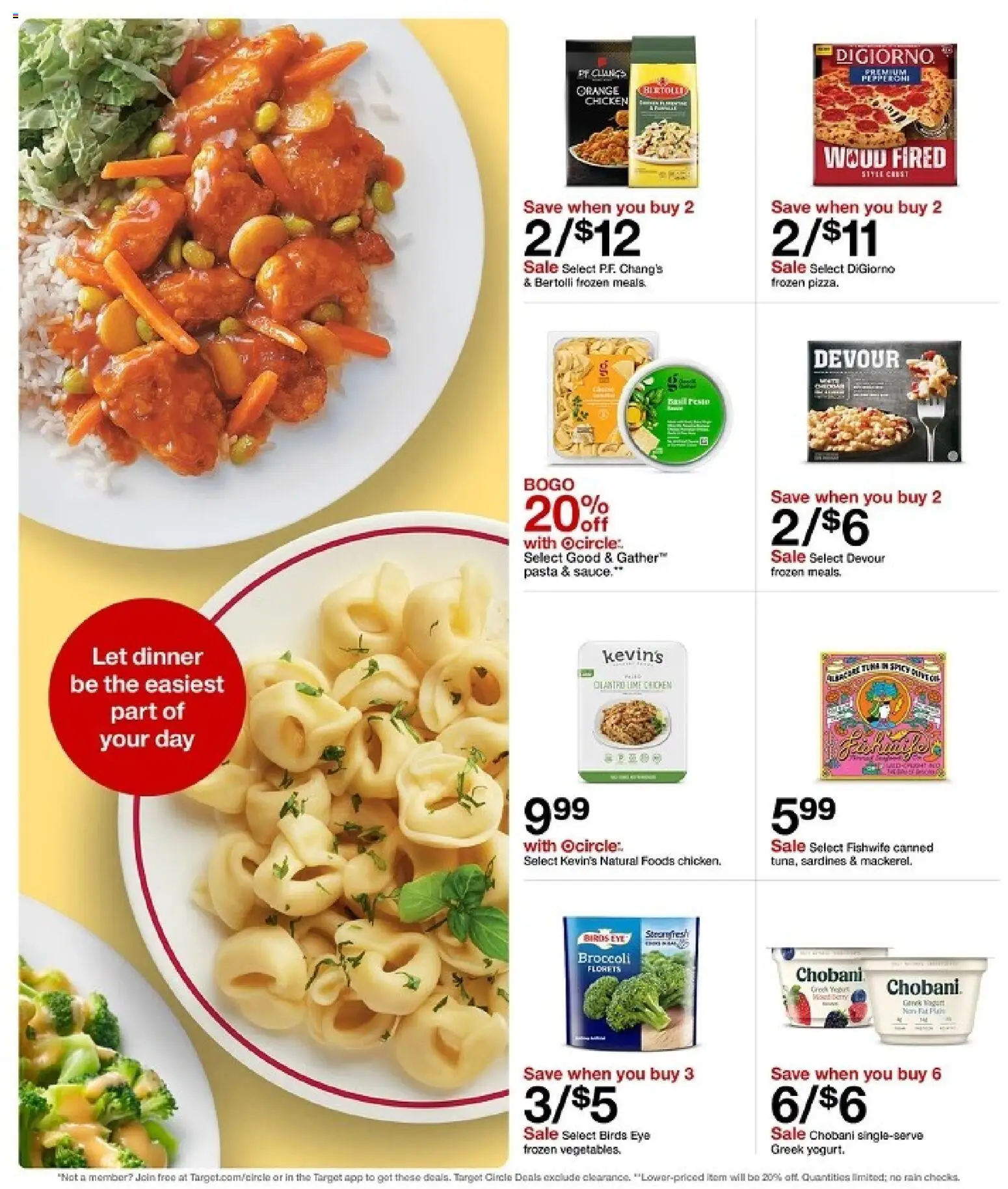 Target Weekly Ad - valid from 08.03.2026 | Page: 38 | Products: Broccoli, Pasta, Sauce, Lime