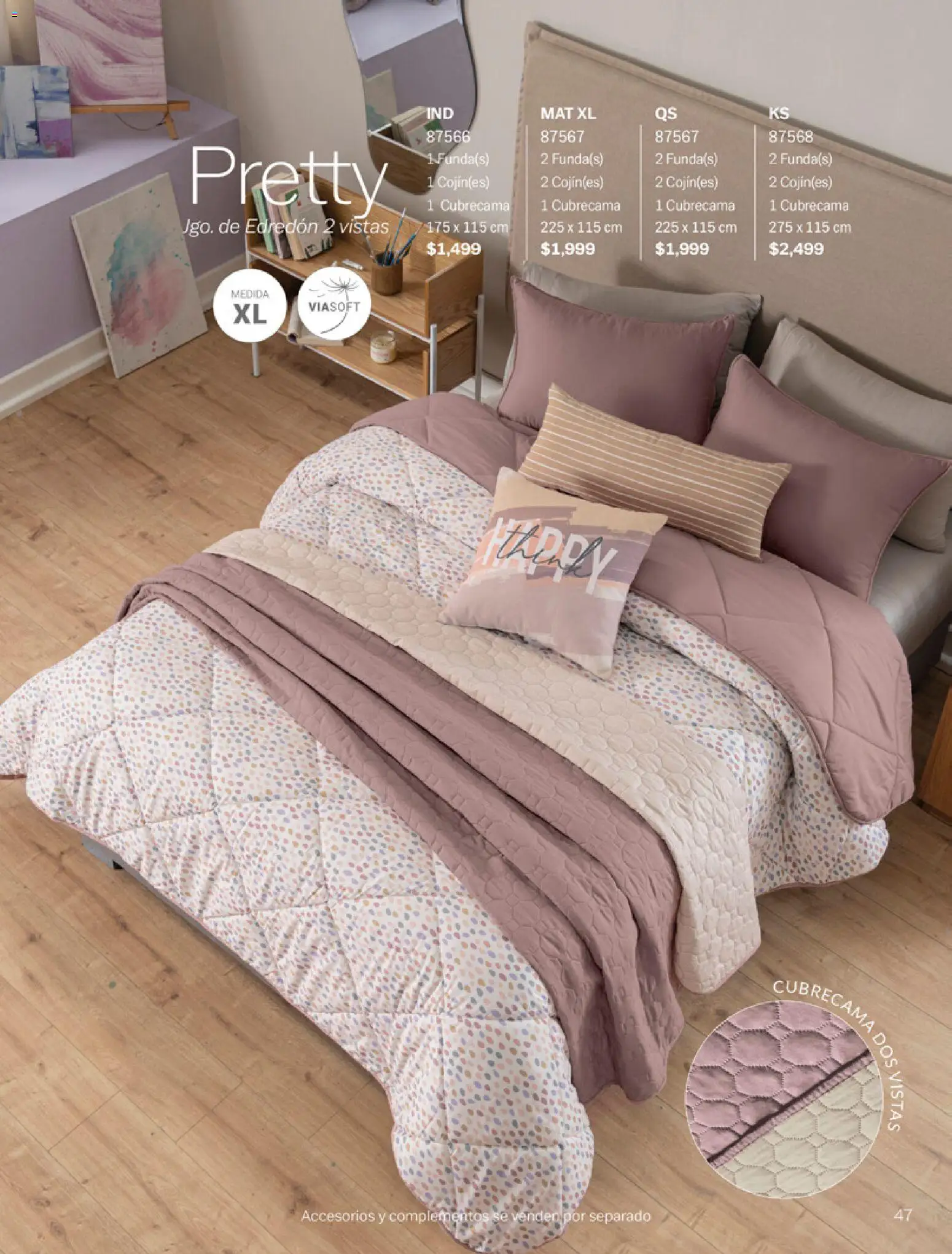 Nuevas ofertas de Vianney válidas en toda la República Mexicana desde el 06.03.2026. ¡Encuentra las mejores ofertas en Vianney catálogo Tu hogar, nuestra pasión! | Página: 49 | Productos: Cama