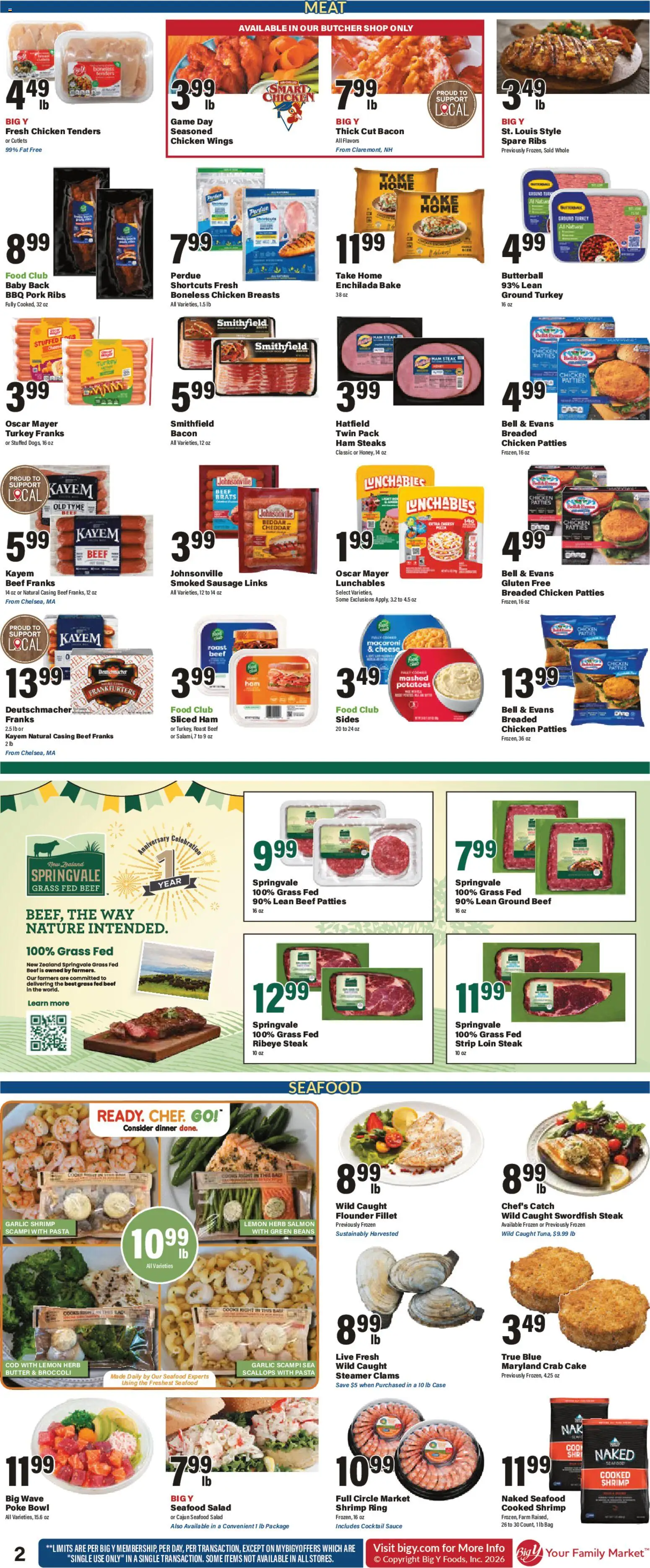Big Y Weekly Ad - valid from 23.04.2026 | Page: 3 | Products: Beer, Beef, Potatoes, Lemon