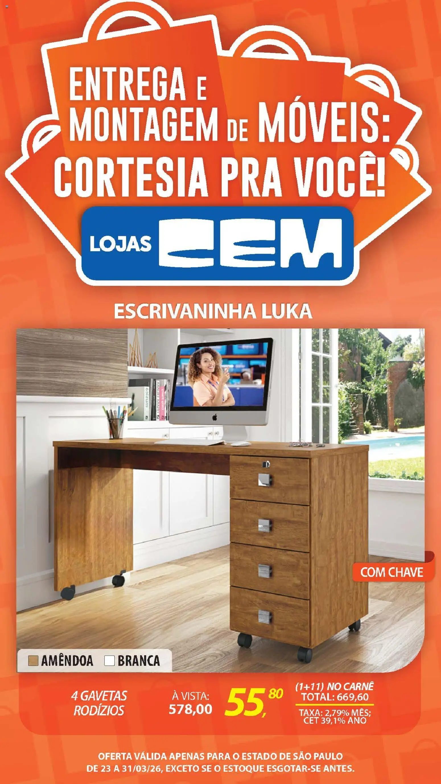 Lojas Cem Folheto - válido de 23.03.2026 | Página: 106