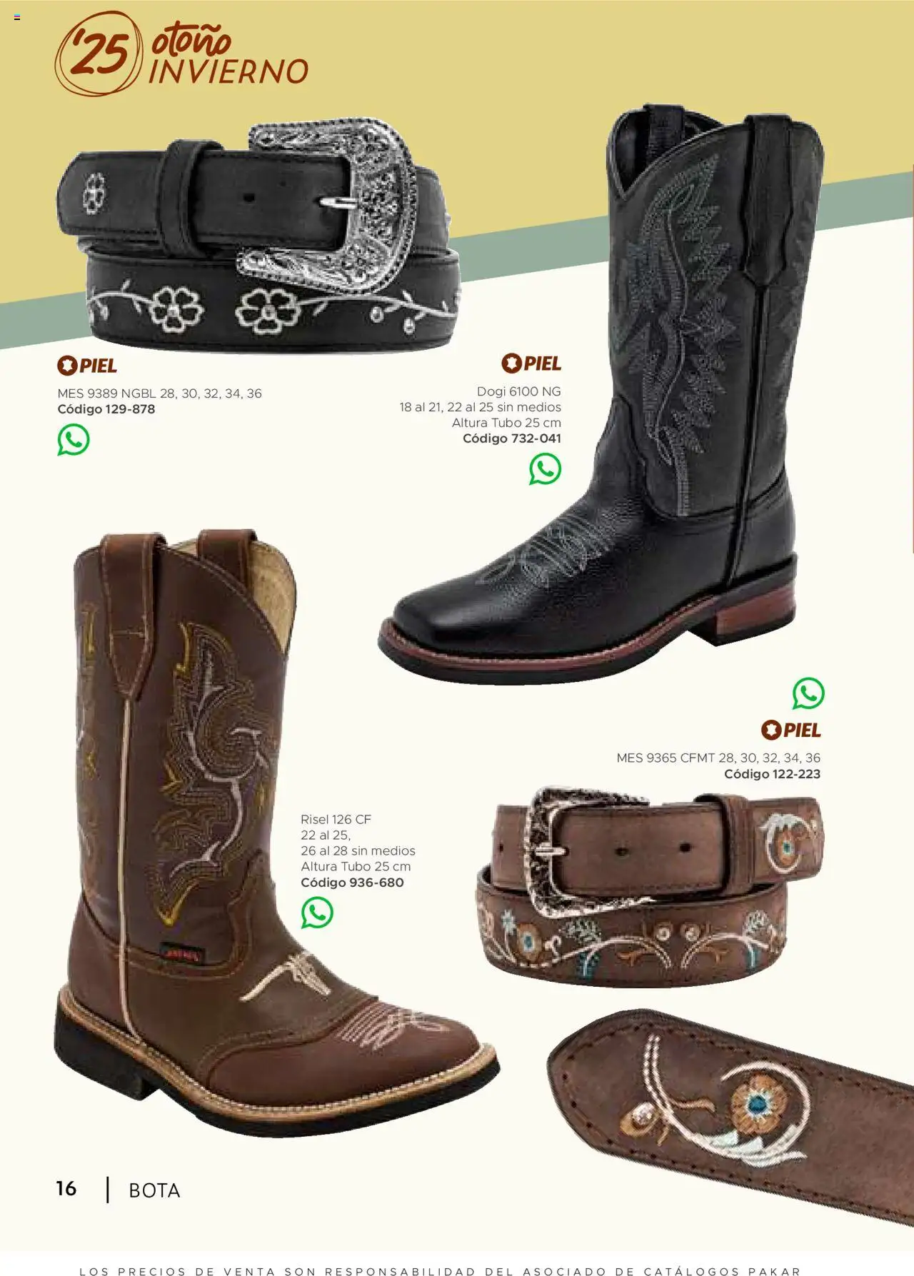 Nuevas ofertas de SC Pakar válidas en toda la República Mexicana desde el 24.07.2025. ¡Encuentra las mejores ofertas en SC Pakar - Catálogo Bota! | Página: 16