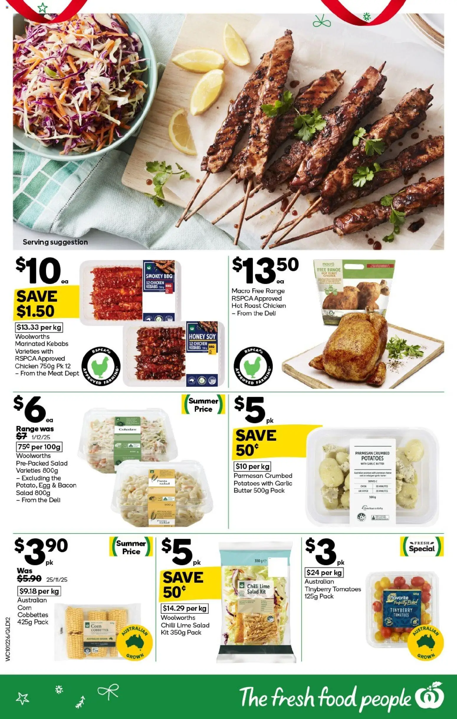 Woolworths catalogue - valid from 10.12.2025 | Page: 12 | Products: Bacon, Butter, Pasta, Garlic