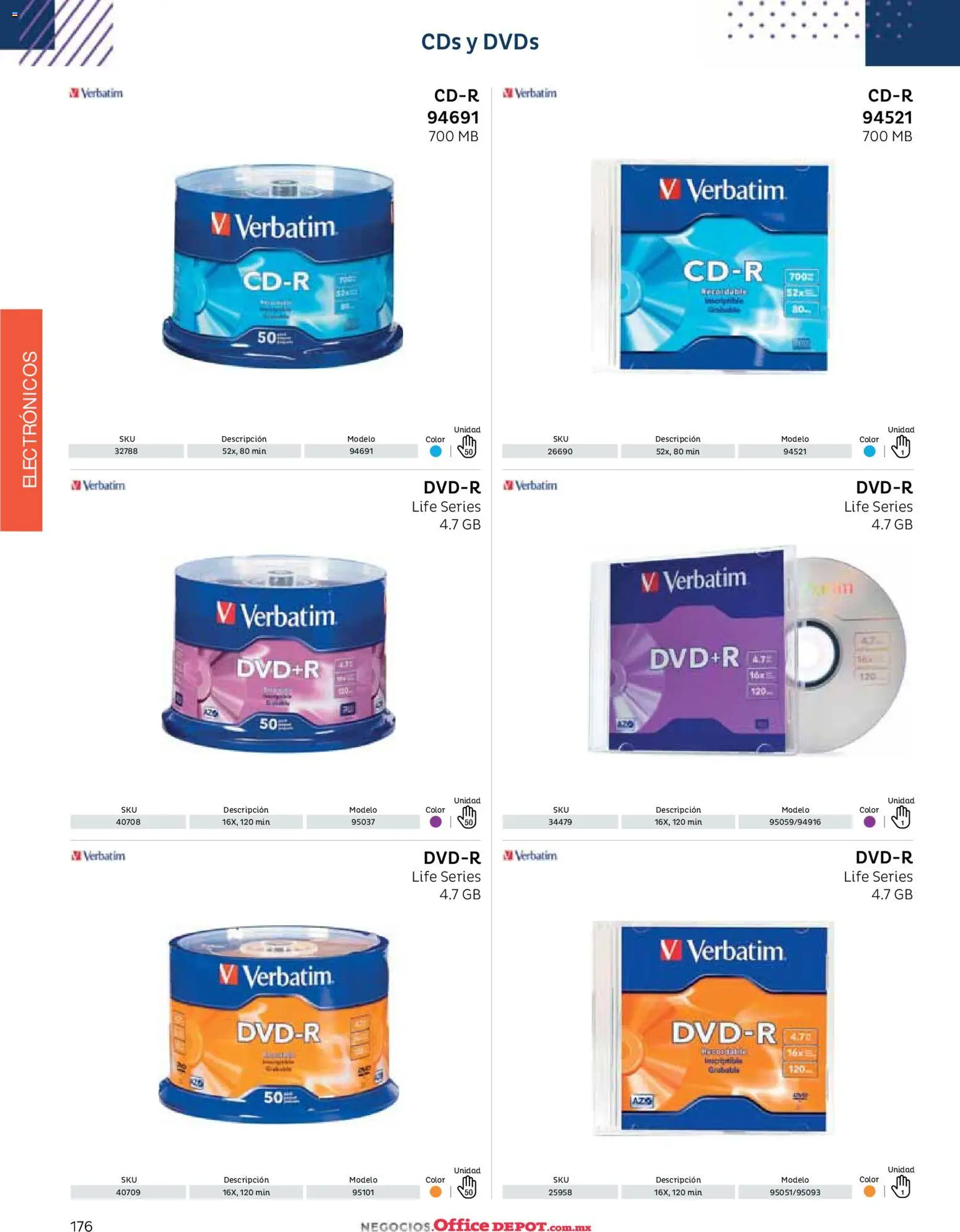 Nuevas ofertas de Office Depot válidas en toda la República Mexicana desde el 12.01.2026. ¡Encuentra las mejores ofertas en Office Depot catálogo 2026! | Página: 178