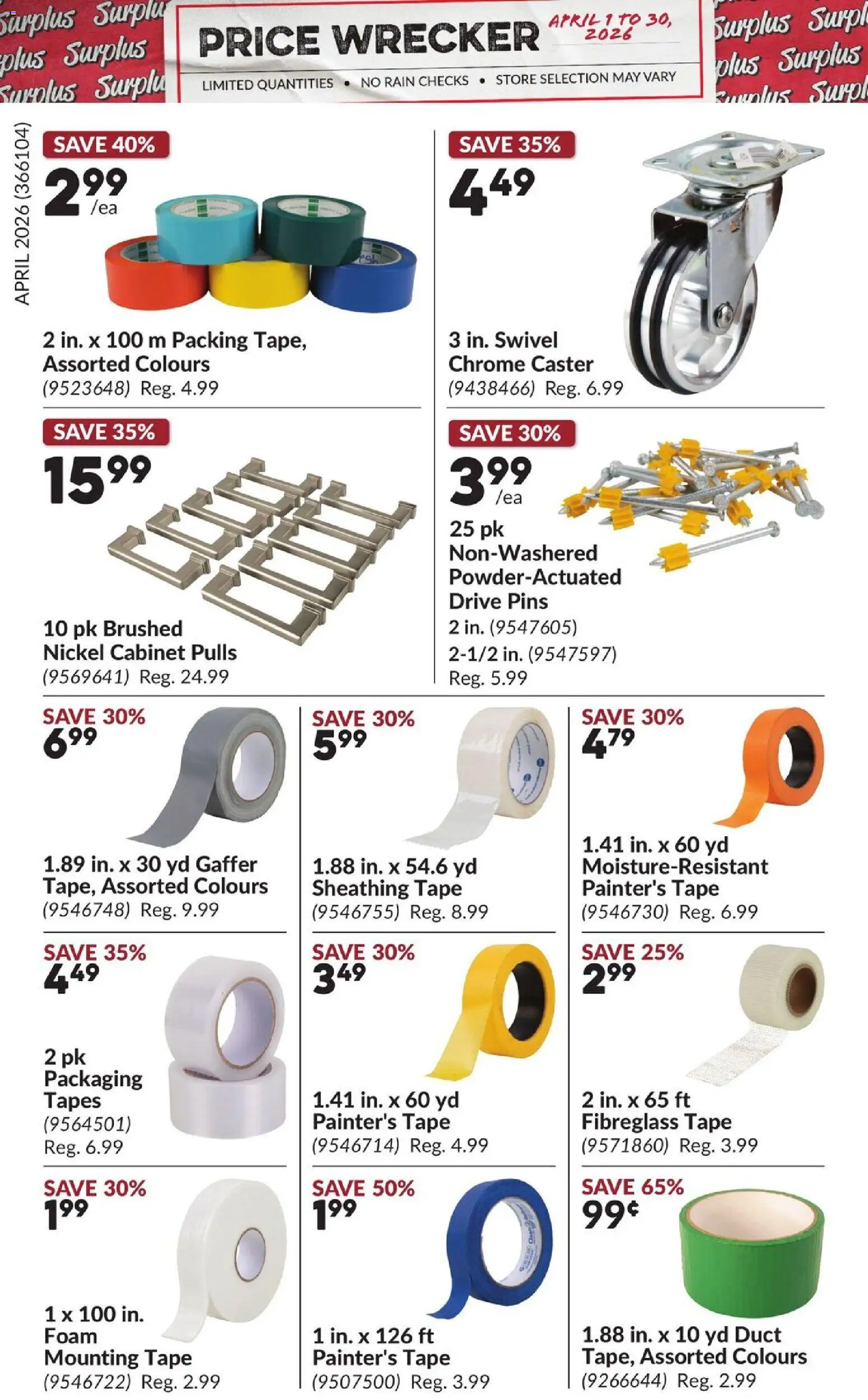 Princess Auto flyer valid from 01.04.2026 | Page: 6 | Products: Cabinet