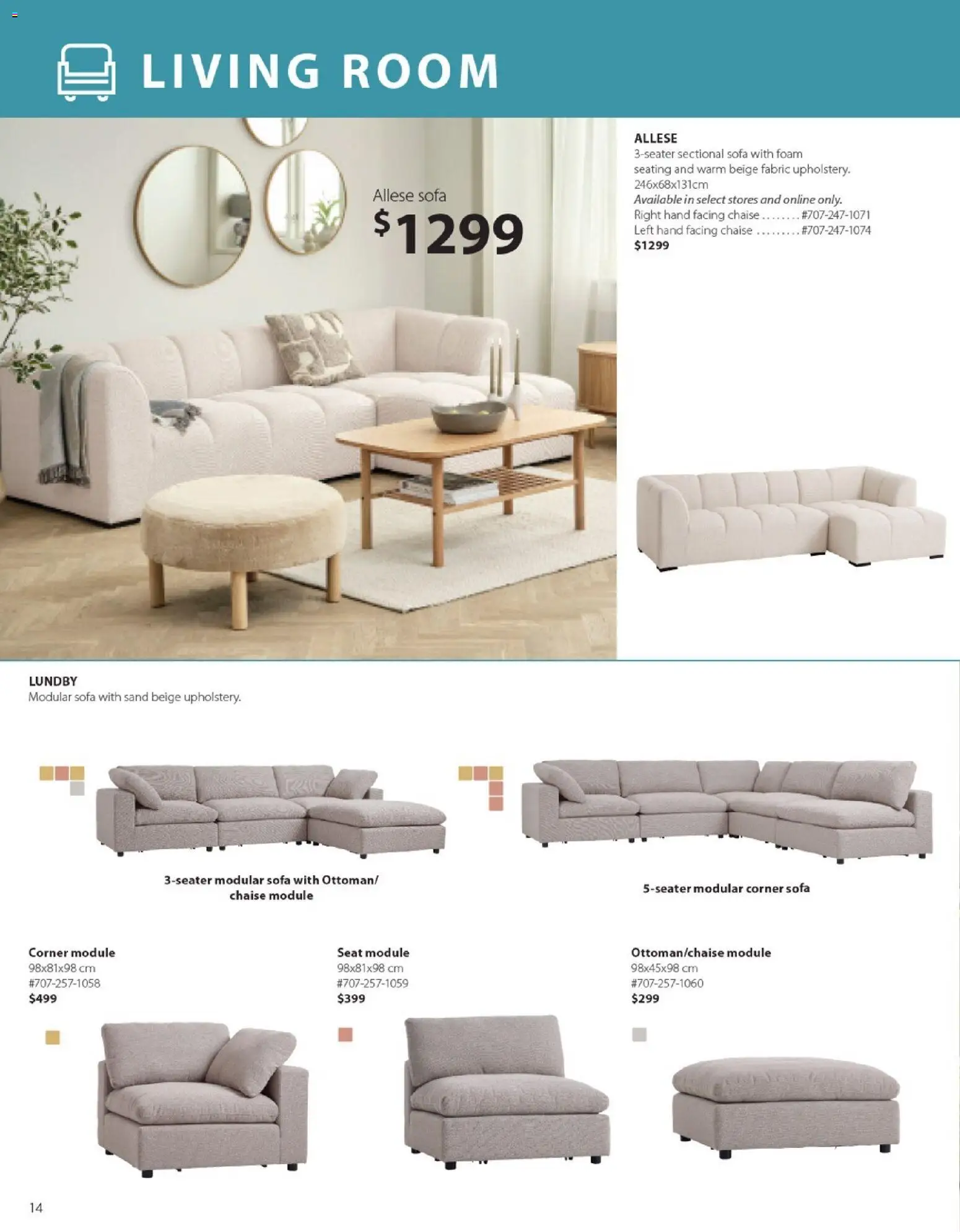 JYSK flyer valid from 01.01.2026 | Page: 14 | Products: Sofa