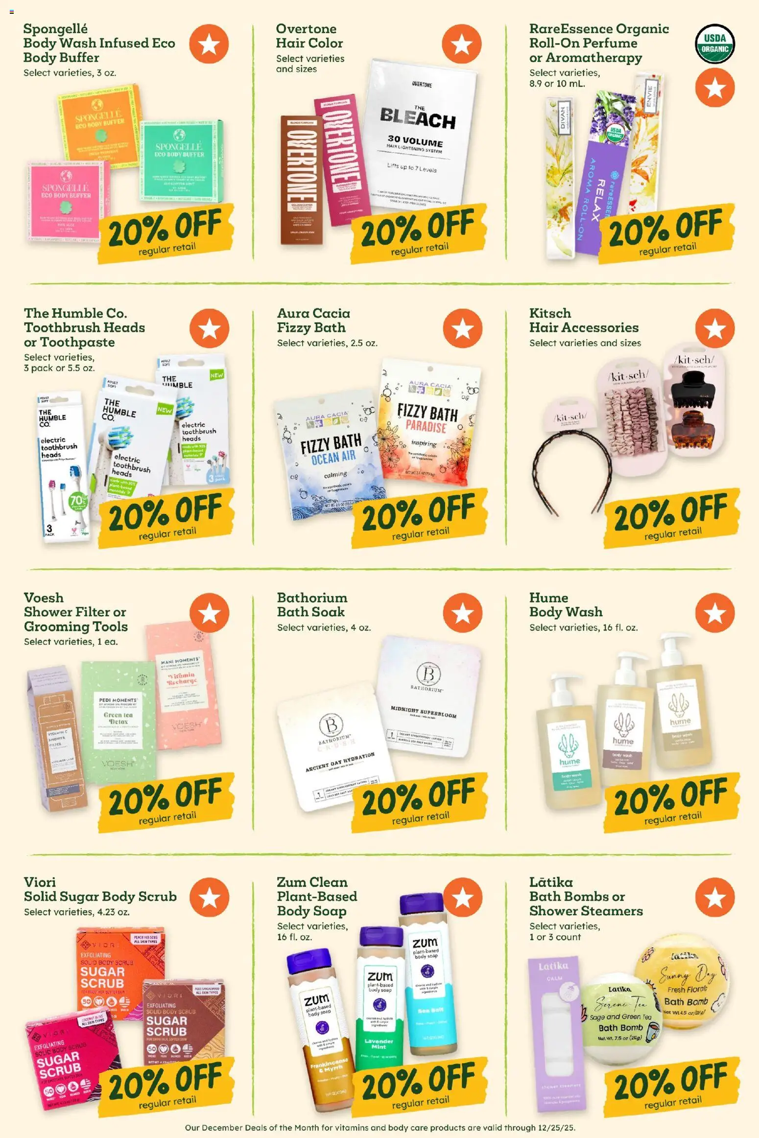 Sprouts Monthly Ad - valid from 03.12.2025 | Page: 28 | Products: Buffer, Soap, Body Wash, Sugar