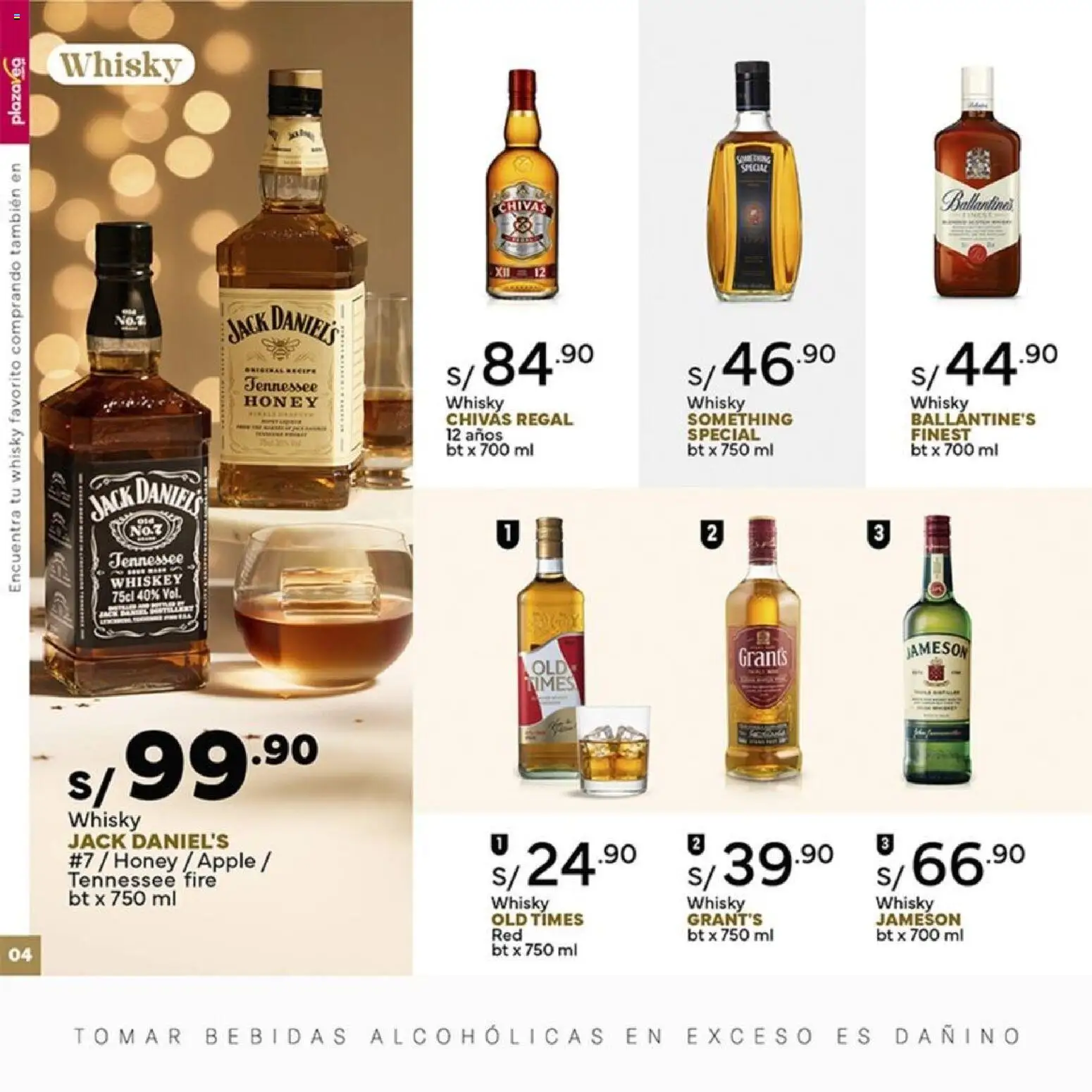 Catálogo Plaza Vea válido desde 26.12.2025 | Página: 4 | Productos: Whisky
