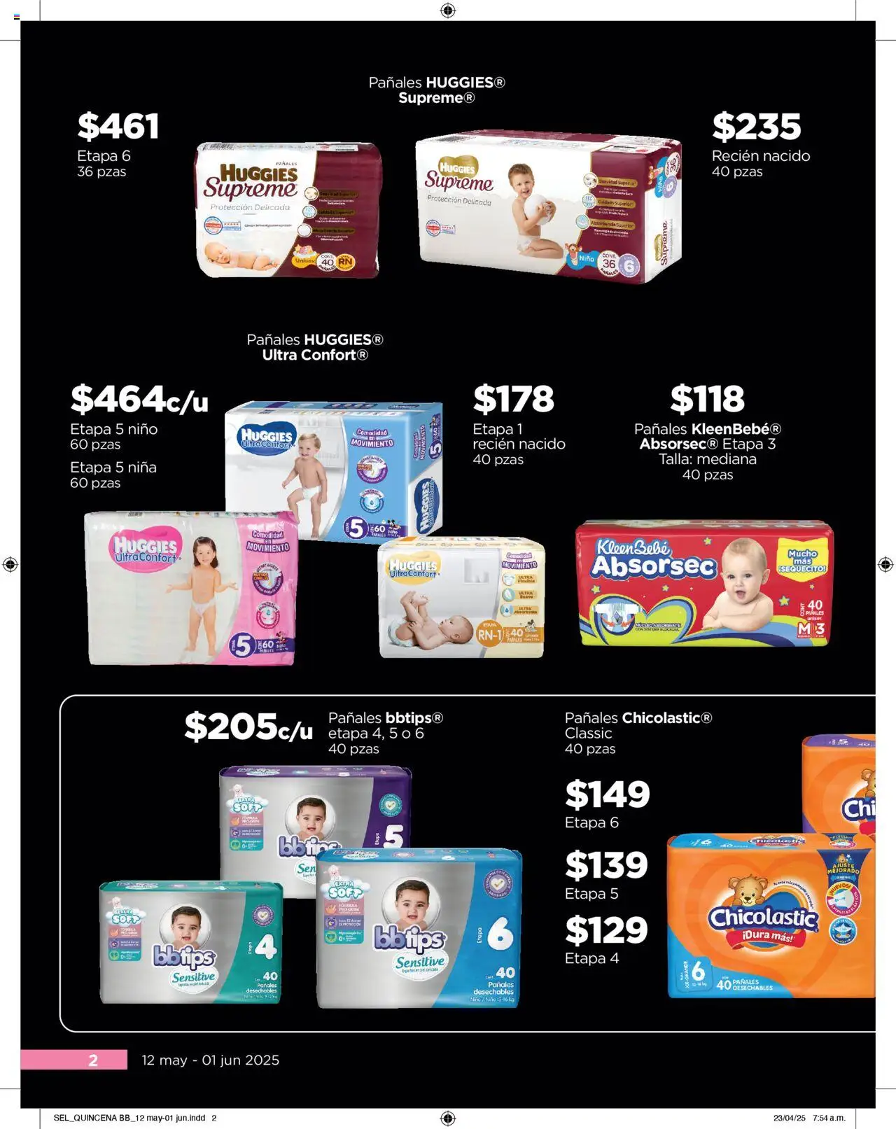 Nuevas ofertas de Chedraui válidas en toda la República Mexicana desde el 12.05.2025. ¡Encuentra las mejores ofertas en Chedraui folleto Cuesto Menos! | Página: 2 | Productos: Pañales, Flexible