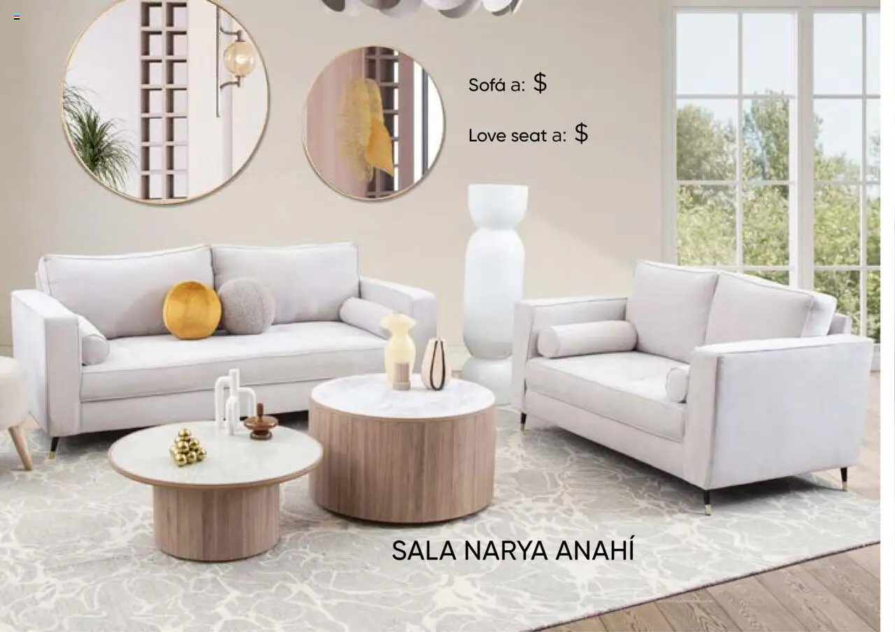 Nuevas ofertas de Muebles Dico válidas en toda la República Mexicana desde el 25.10.2024. ¡Encuentra las mejores ofertas en Muebles Dico catálogo Dico! | Página: 58 | Productos: Sofá