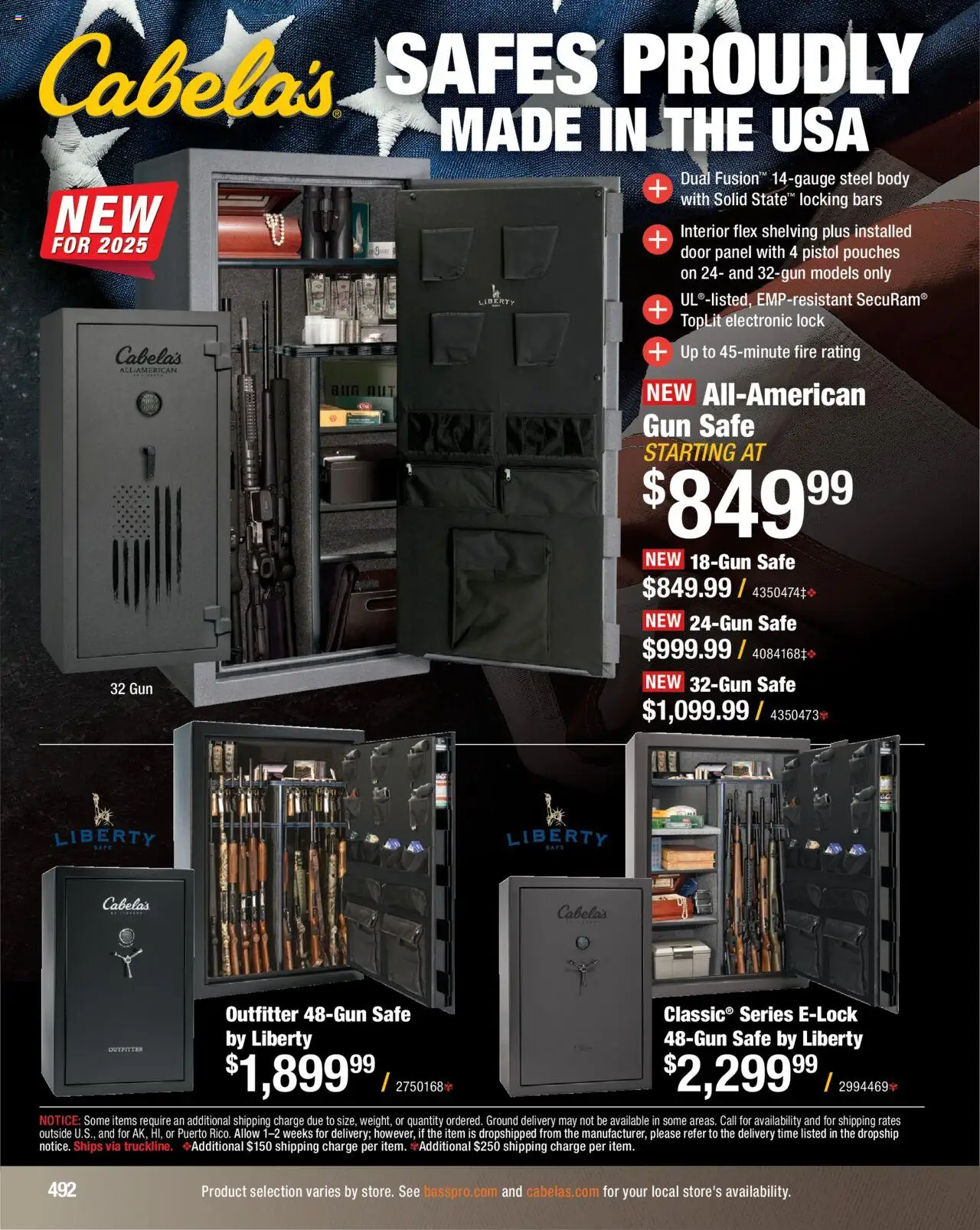 Cabela's Hunting Master 25 - valid from 11.08.2025 | Page: 492 | Products: Safe, Gun