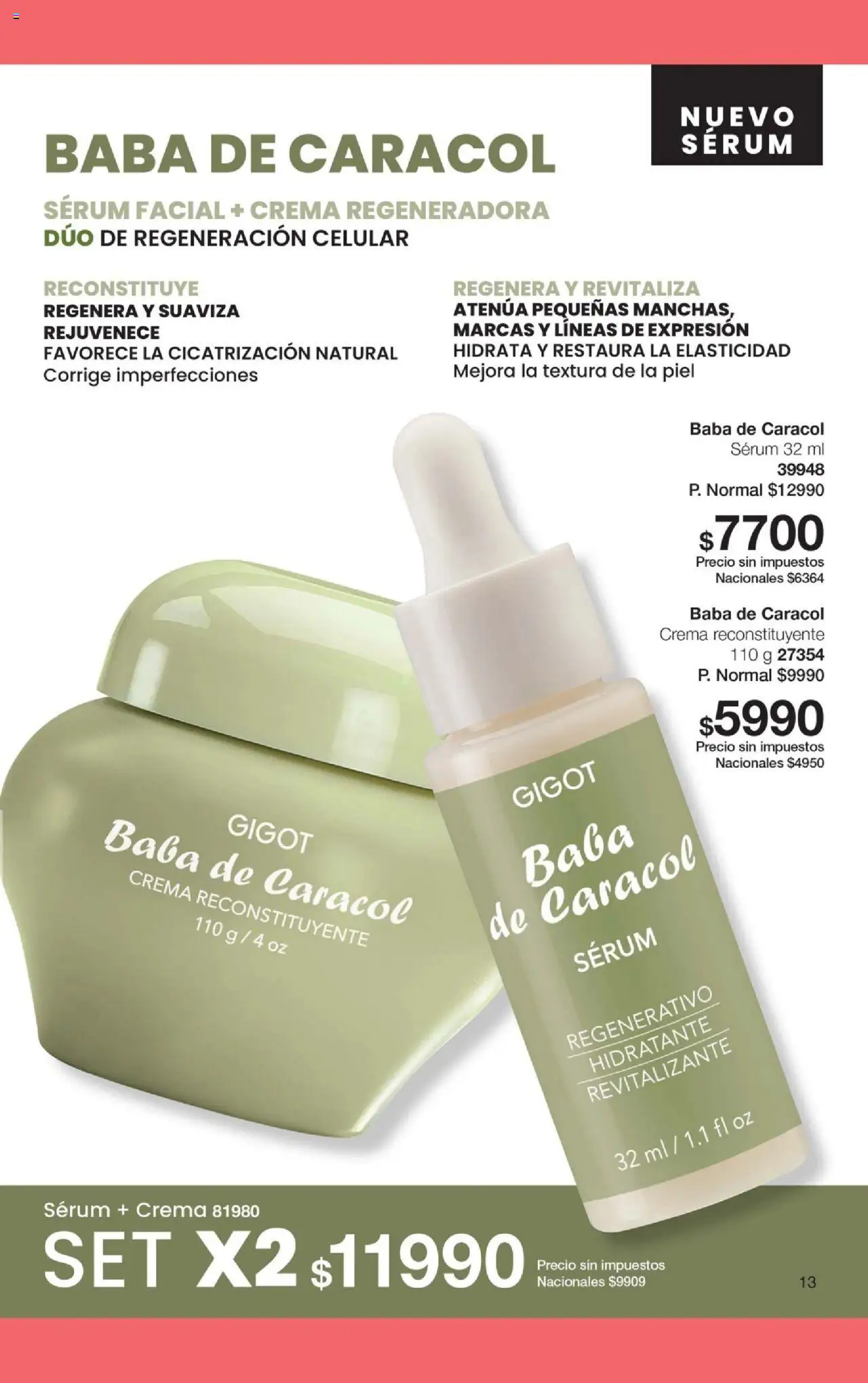 Gigot catálogo │ válido desde el 01.10.2025 | Página: 19 | Productos: Serum, Crema