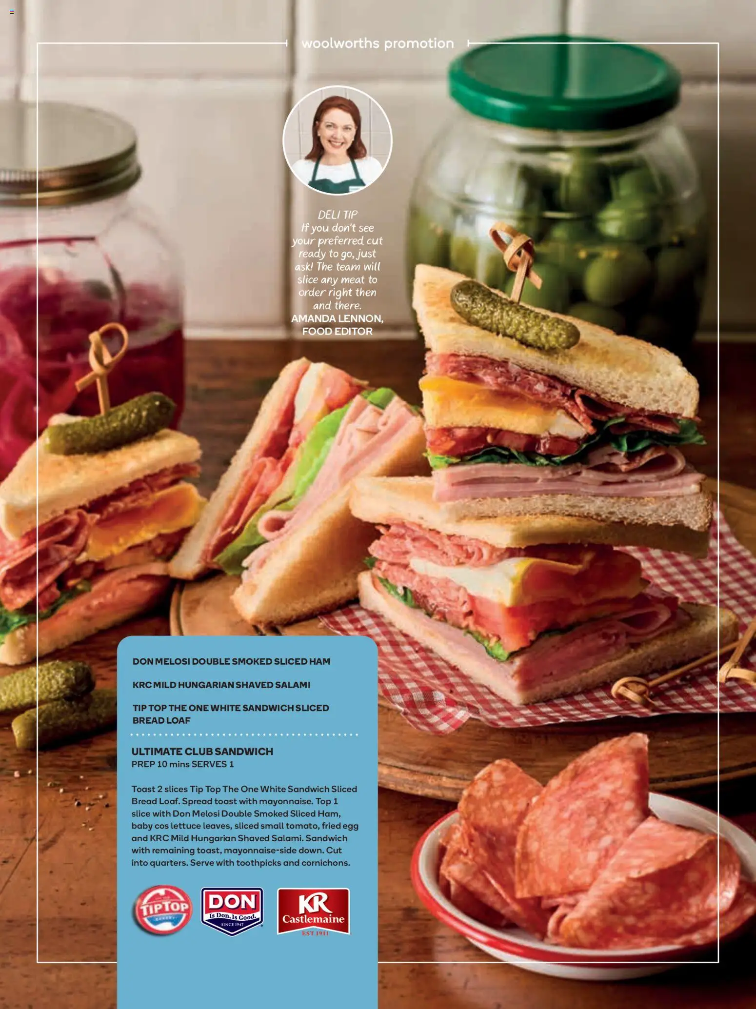 Woolworths catalogue - valid from 01.05.2026 | Page: 56 | Products: Bread, Salami, Lettuce, Meat
