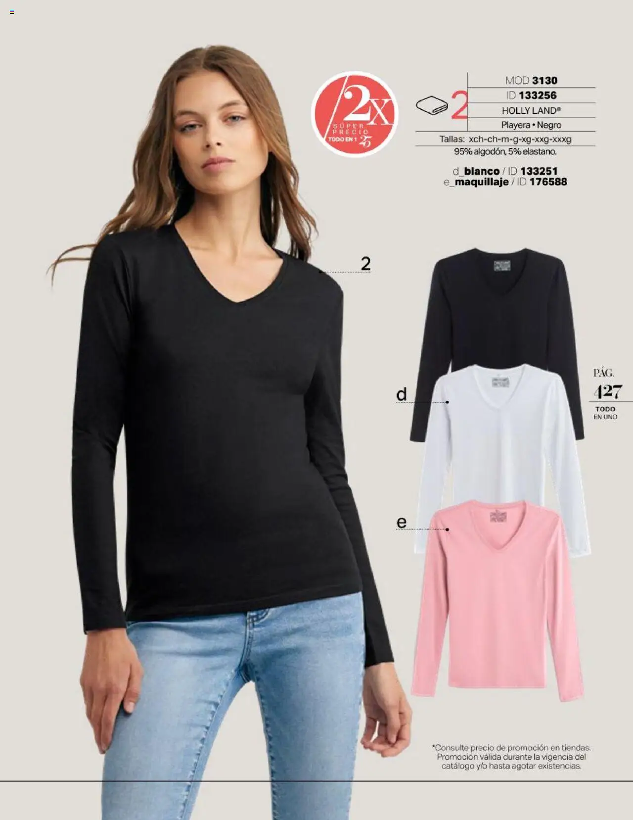 Nuevas ofertas de Price Shoes válidas en toda la República Mexicana desde el 05.05.2025. ¡Encuentra las mejores ofertas en Price Shoes catálogo Todo En 1 2025! | Página: 425 | Productos: Playera